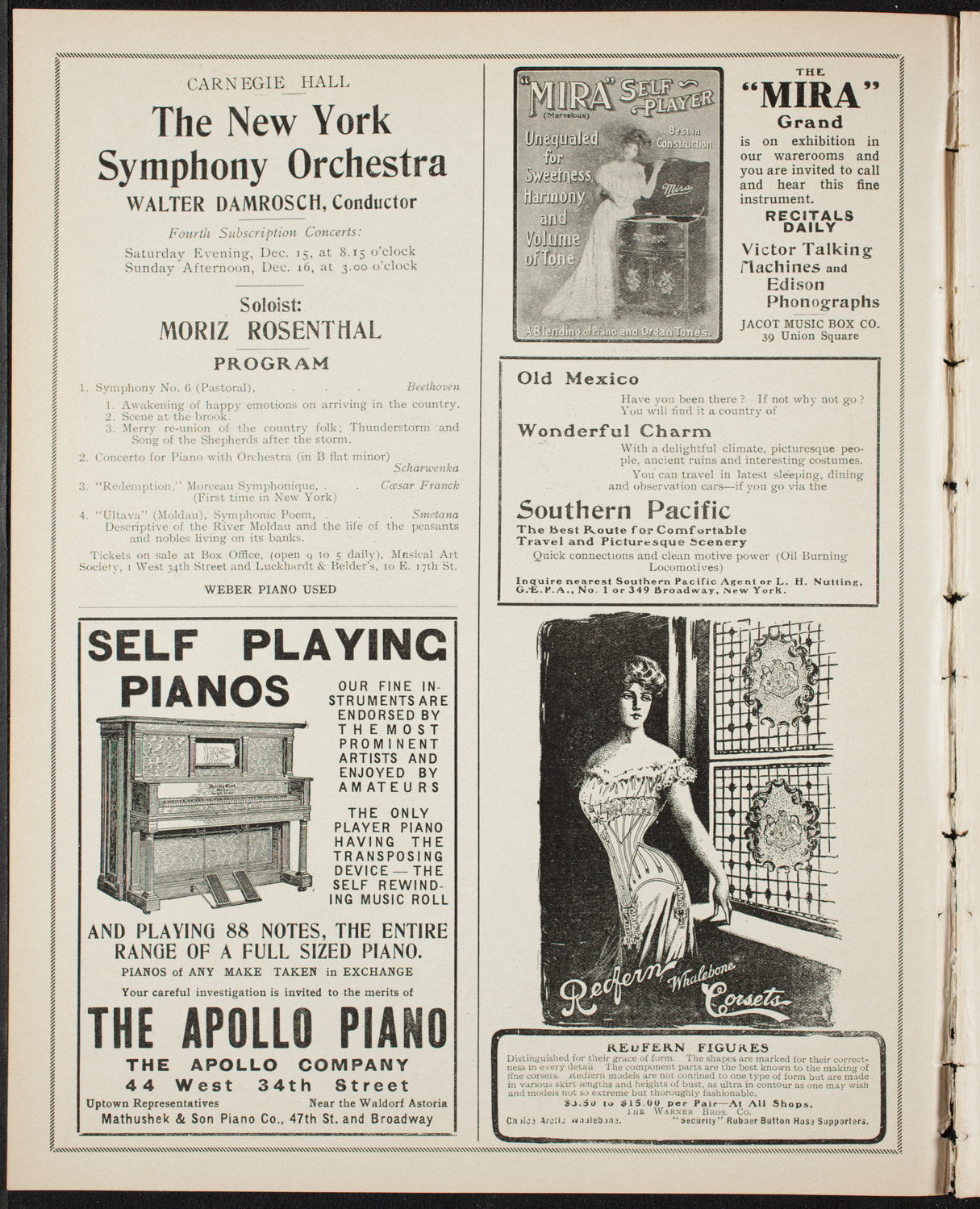 New York Philharmonic, December 1, 1906, program page 2
