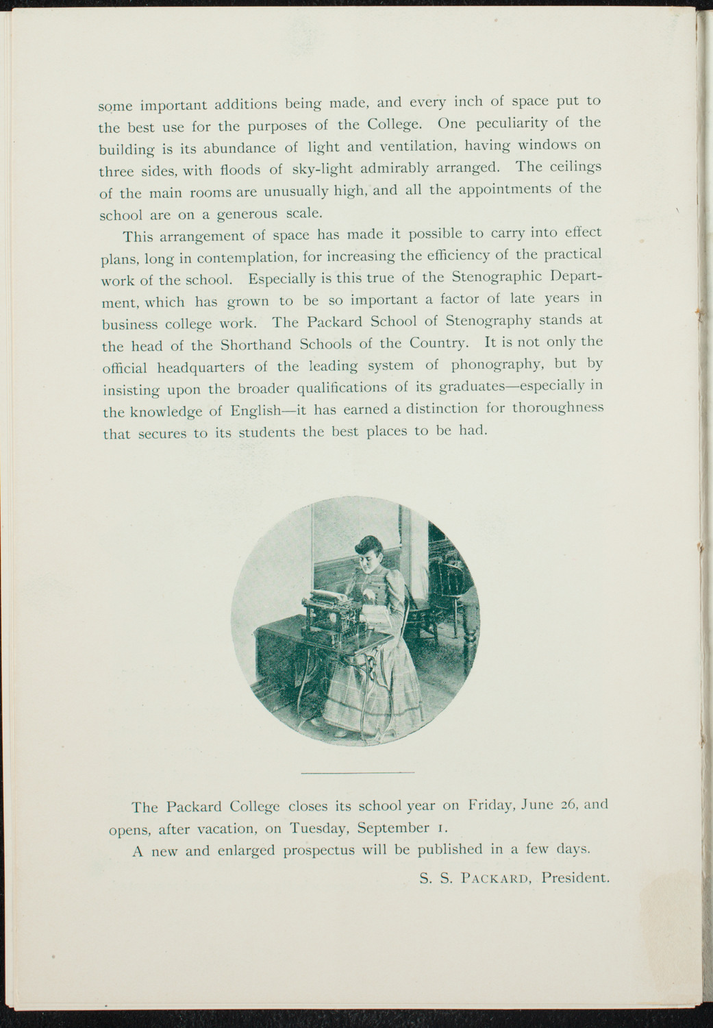 Graduation: Packard's Business College, May 21, 1891, program page 18