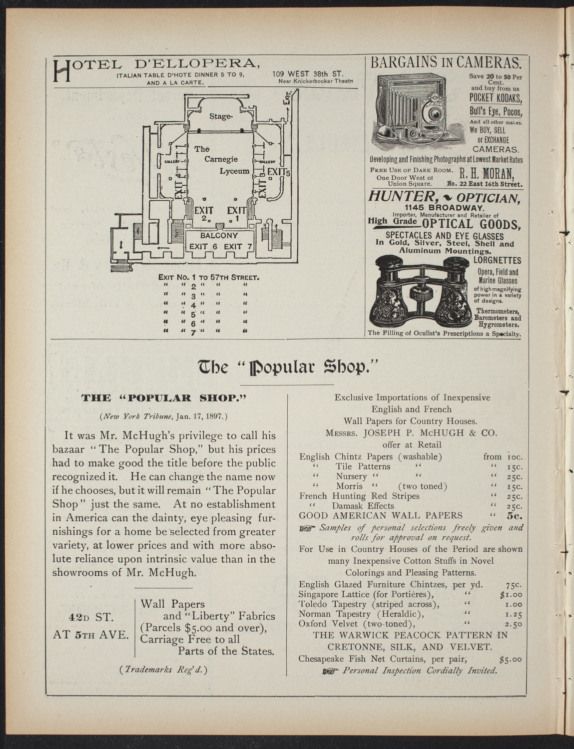 Saturday Morning Conferences on Comparative Literature, March 27, 1897, program page 6