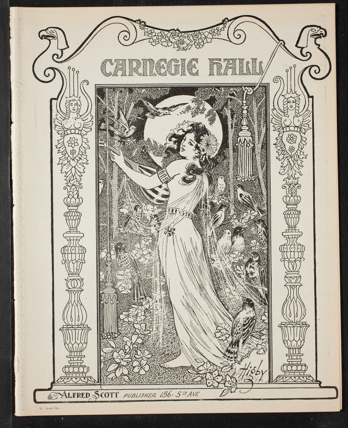 People's Symphony Concert, November 27, 1905, program page 1