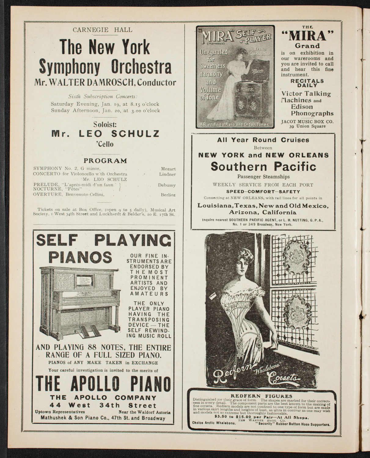 Russian Symphony Society of New York, January 17, 1907, program page 2