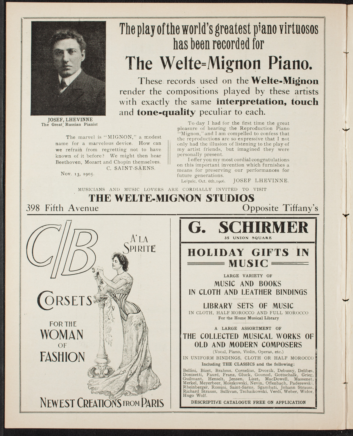 New York Banks' Glee Club, December 11, 1906, program page 8