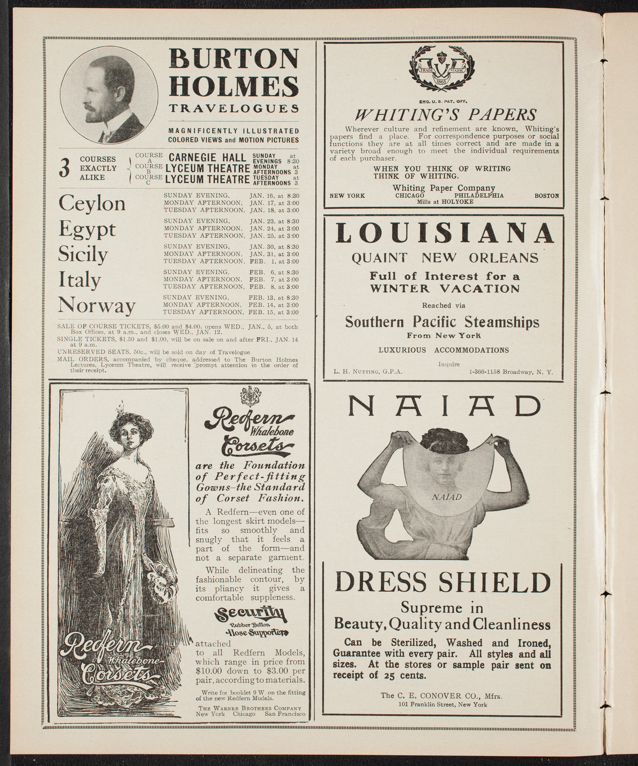 New York Philharmonic, January 7, 1910, program page 2