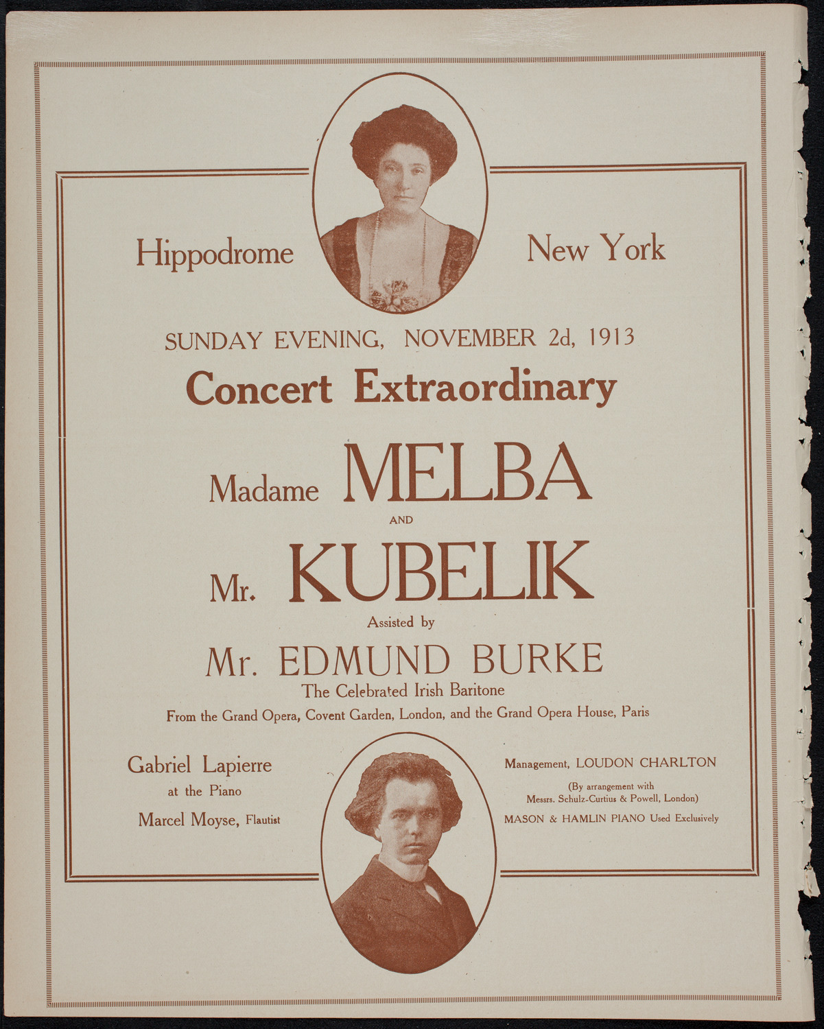 Concert of Scandinavian Music, October 26, 1913, program page 10