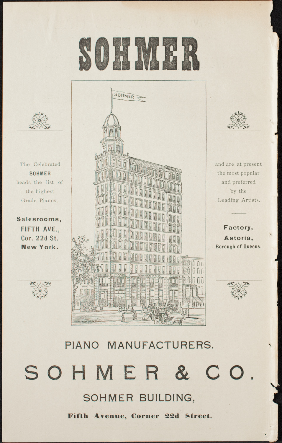 Mandolin, Guitar and Banjo Concert, April 24, 1900, program page 2