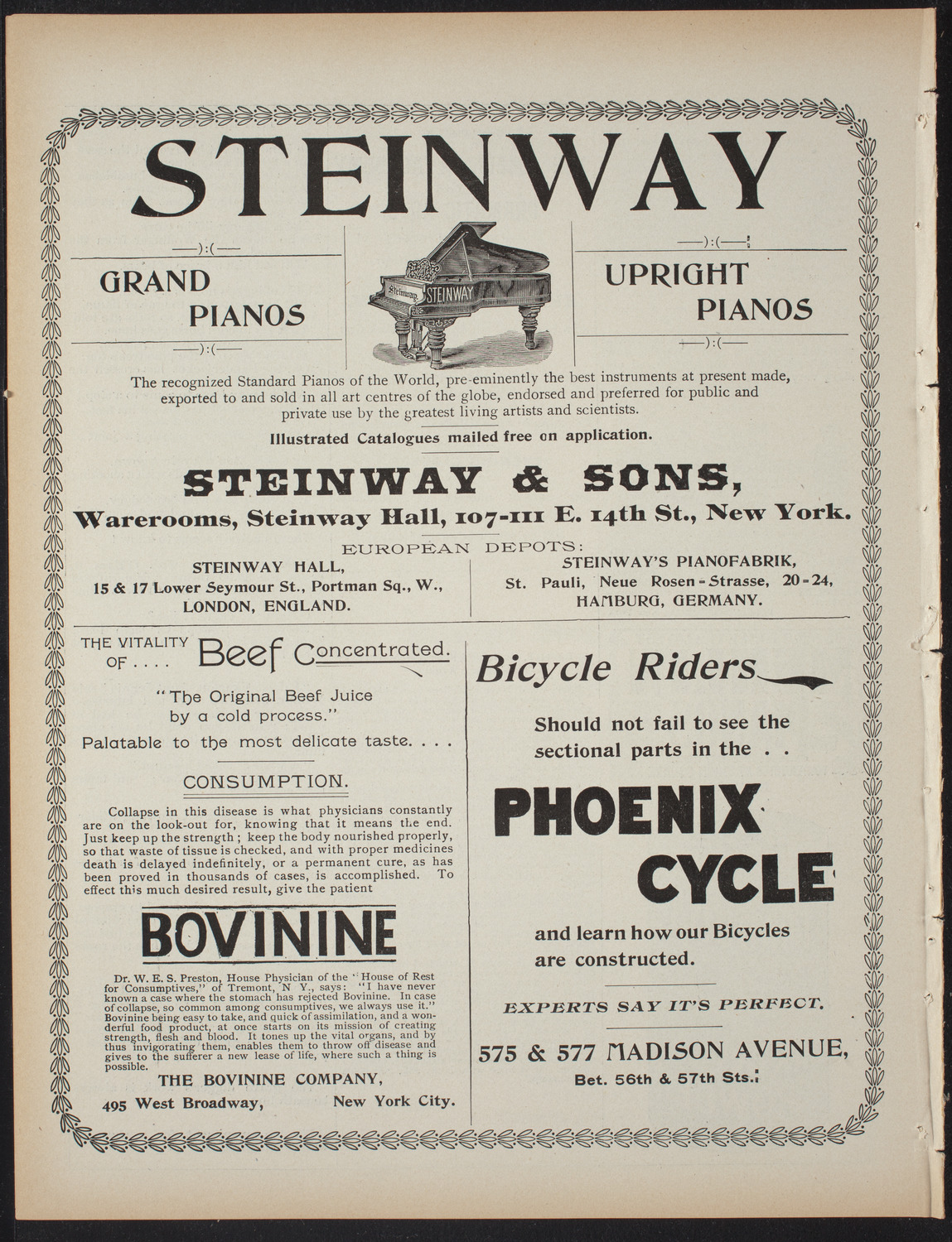 Amateur Comedy Club, April 21, 1897, program page 8