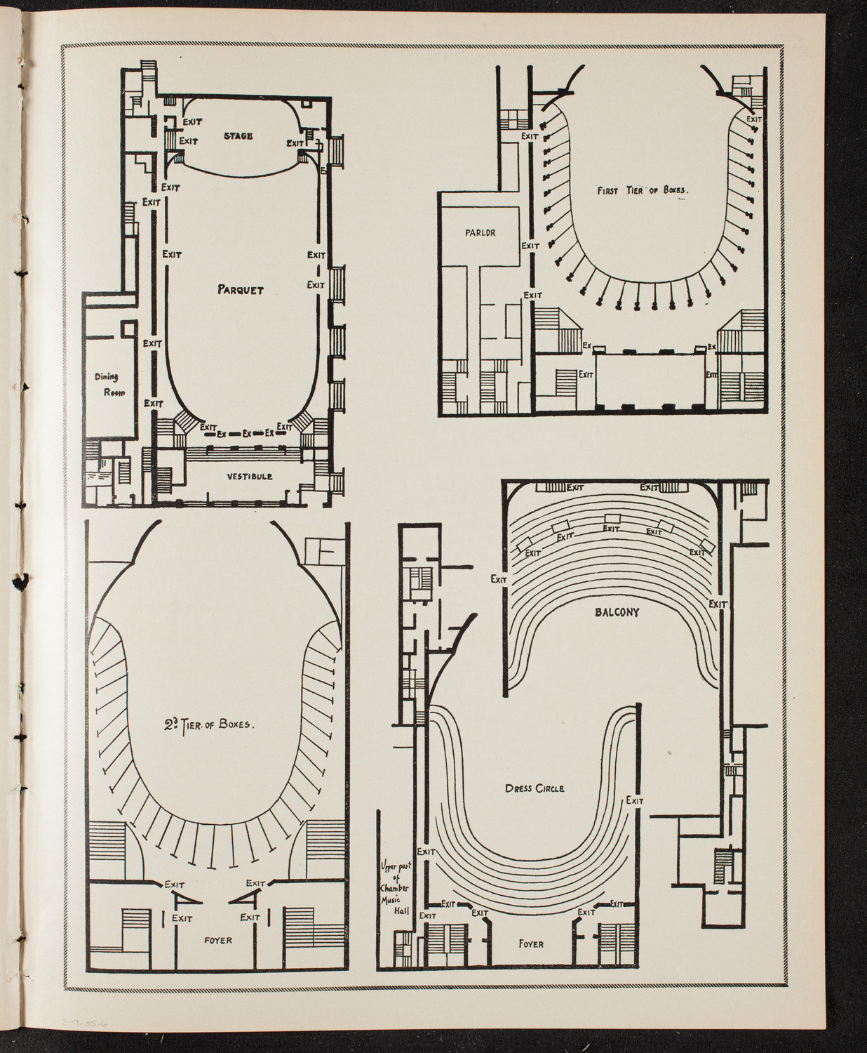 New York Banks' Glee Club, February 9, 1905, program page 11