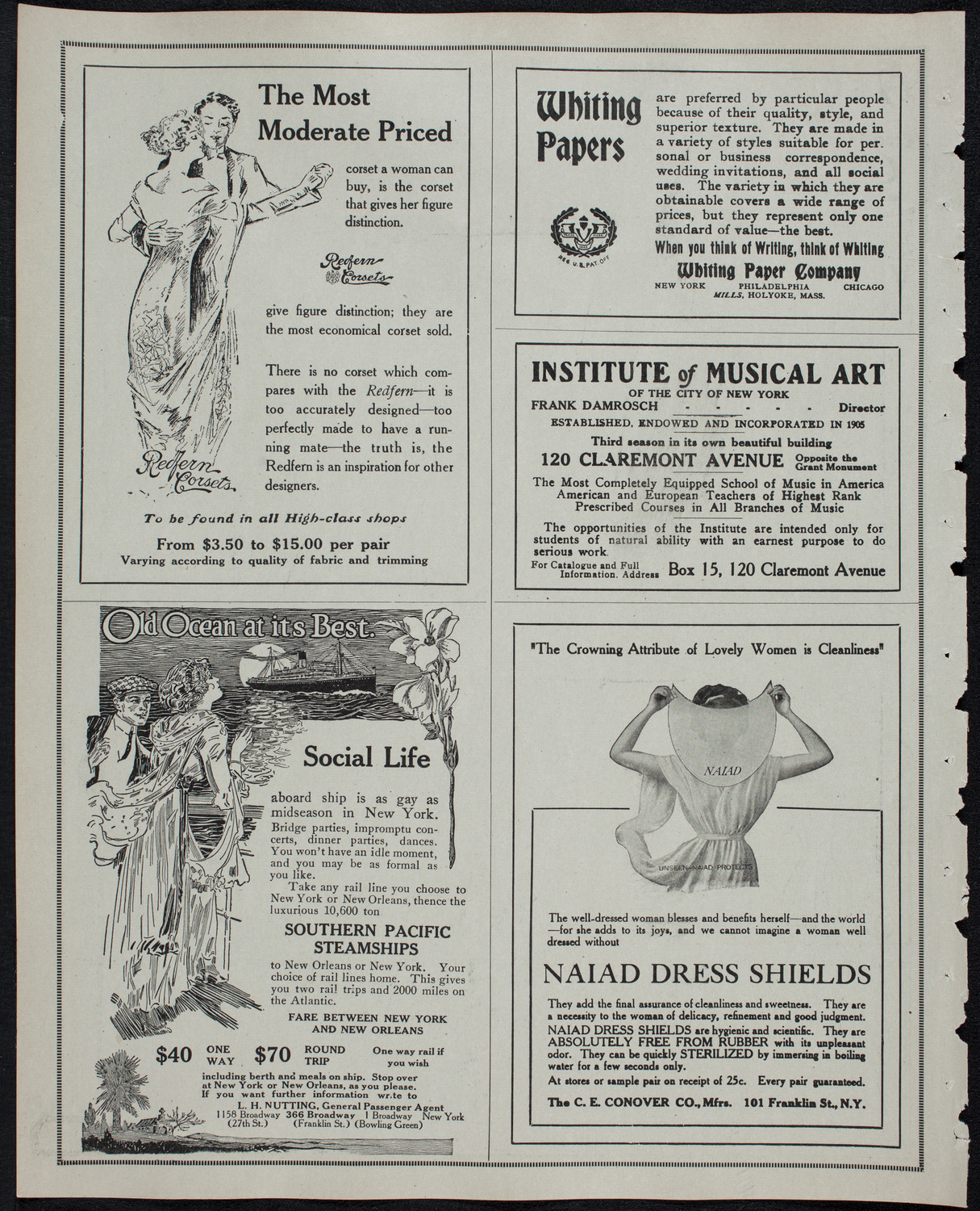 New York Philharmonic, January 31, 1913, program page 2