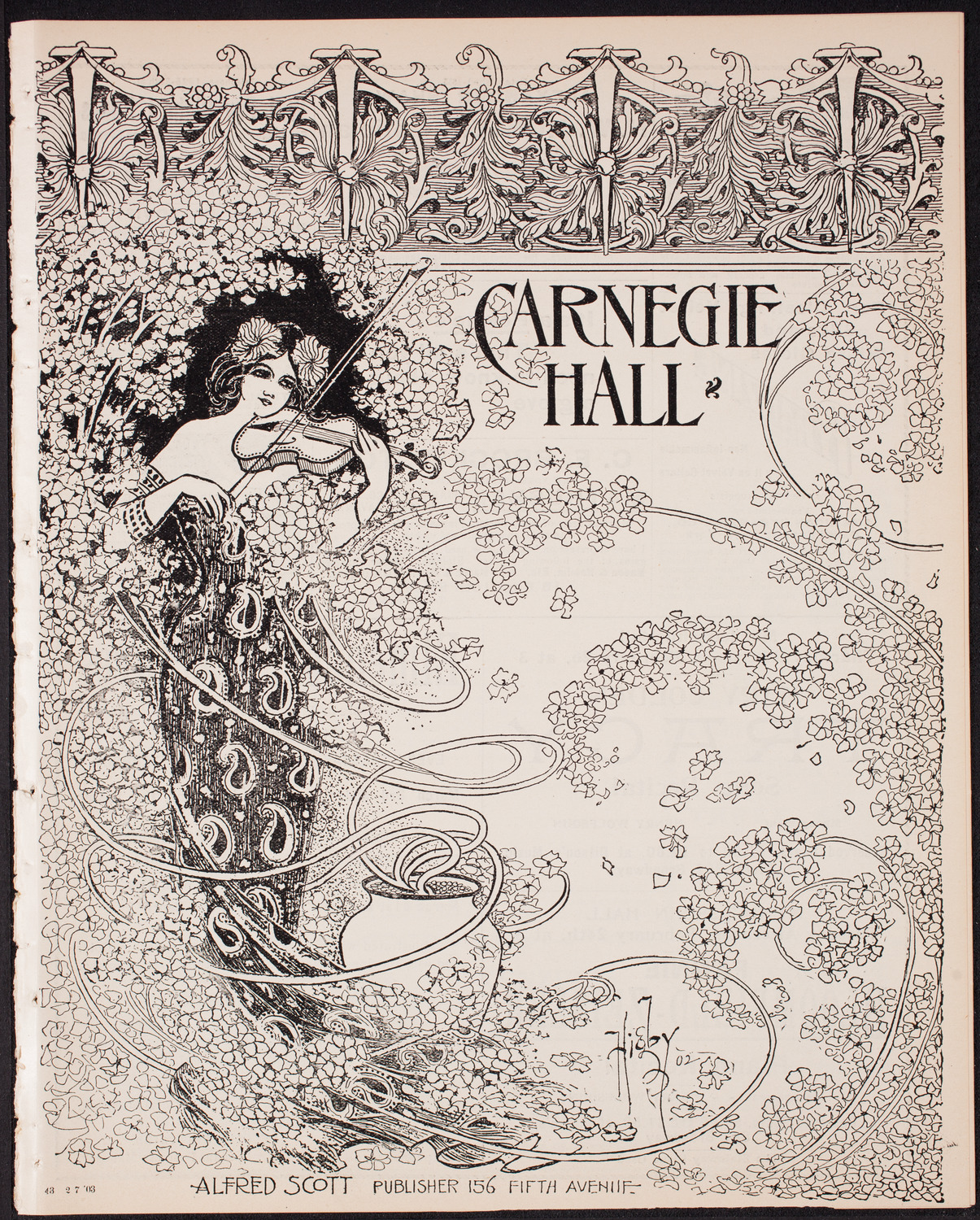 Symphony Concert for Young People, February 7, 1903, program page 1