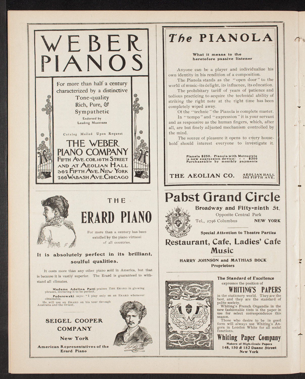 Musical Art Society of New York, December 17, 1903, program page 6