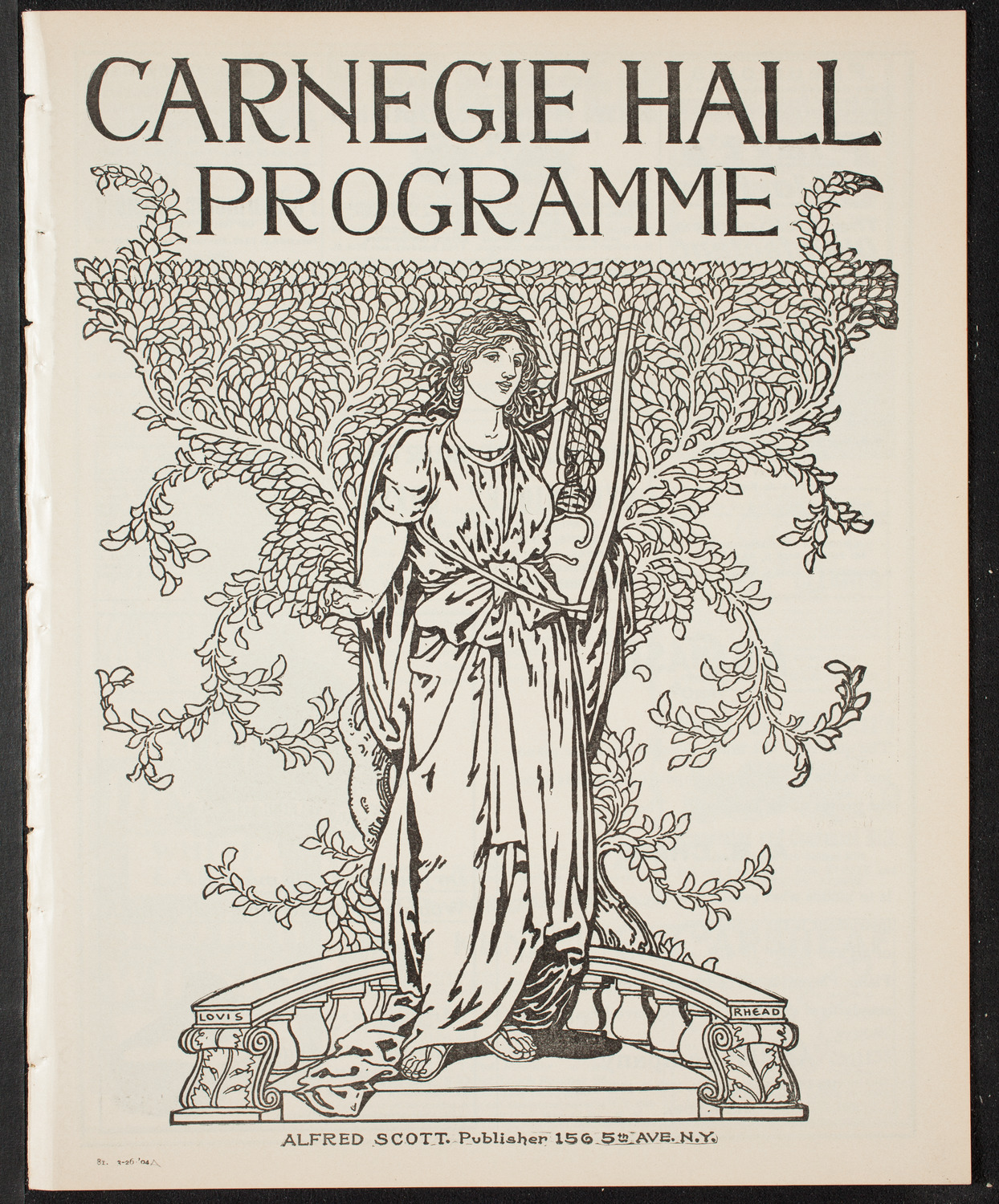 Symphony Concert for Young People, March 26, 1904, program page 1