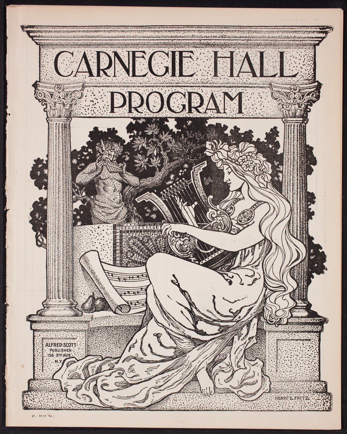 Oratorio Society of New York, December 31, 1904, program page 1