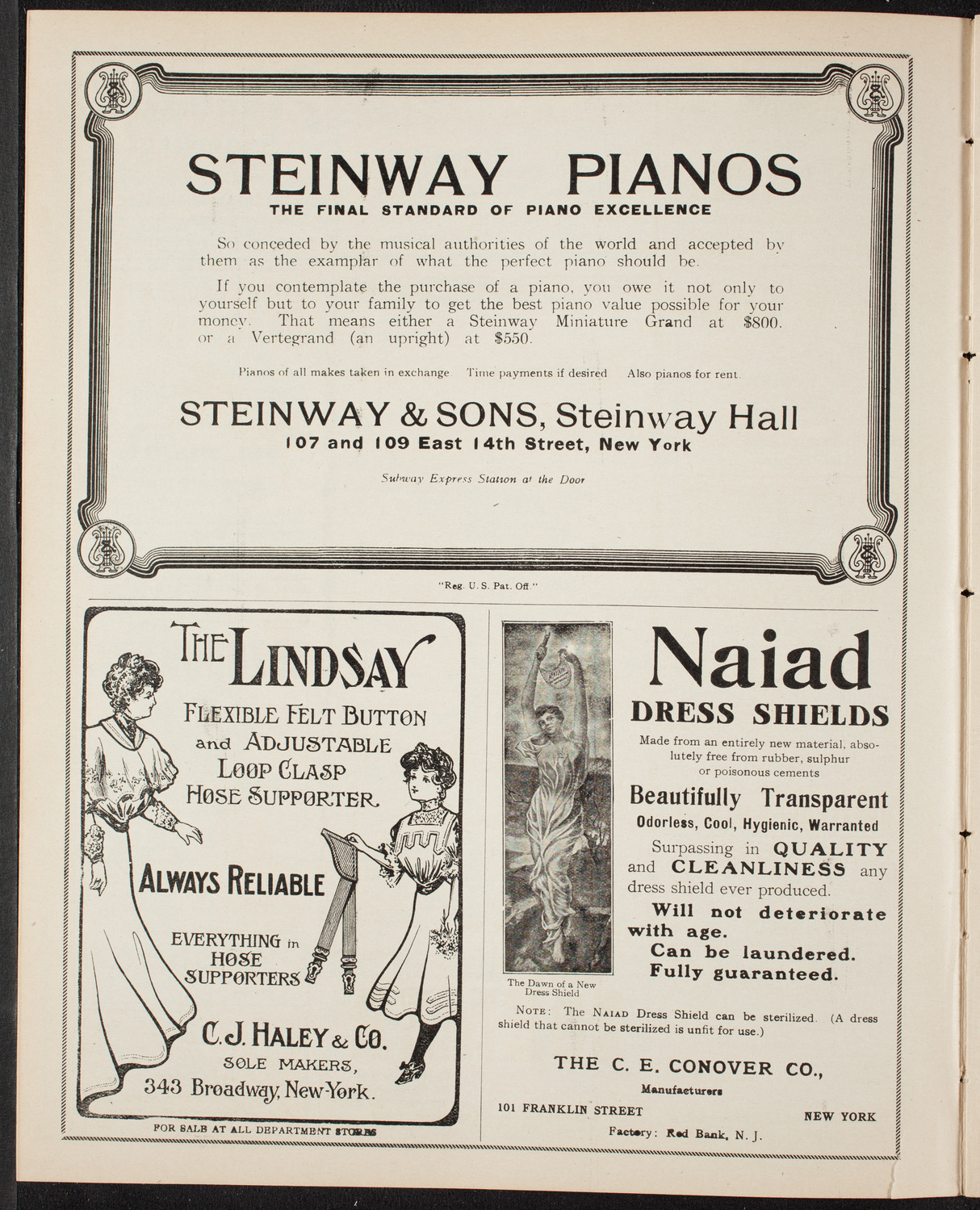 New York Symphony Orchestra, February 16, 1908, program page 4