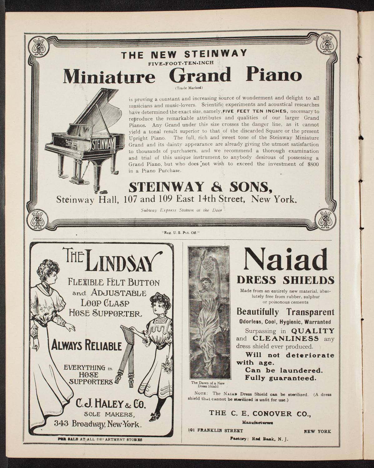 MacDowell Memorial Concert, March 31, 1908, program page 4