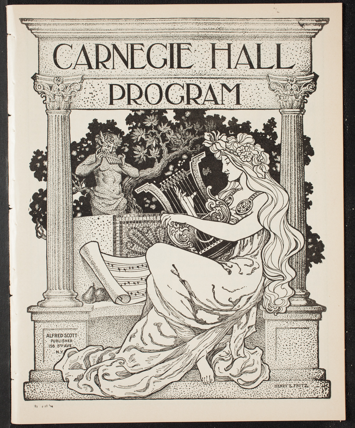 Graduation: College of Pharmacy of the City of New York, April 28, 1904, program page 1