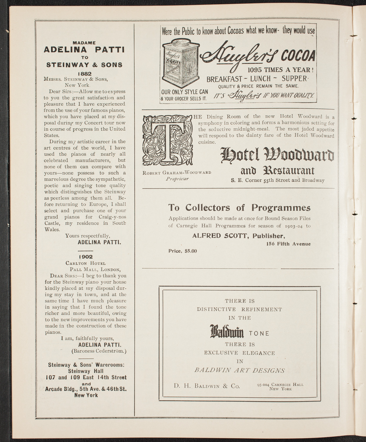 People's Choral Union, April 11, 1904, program page 4