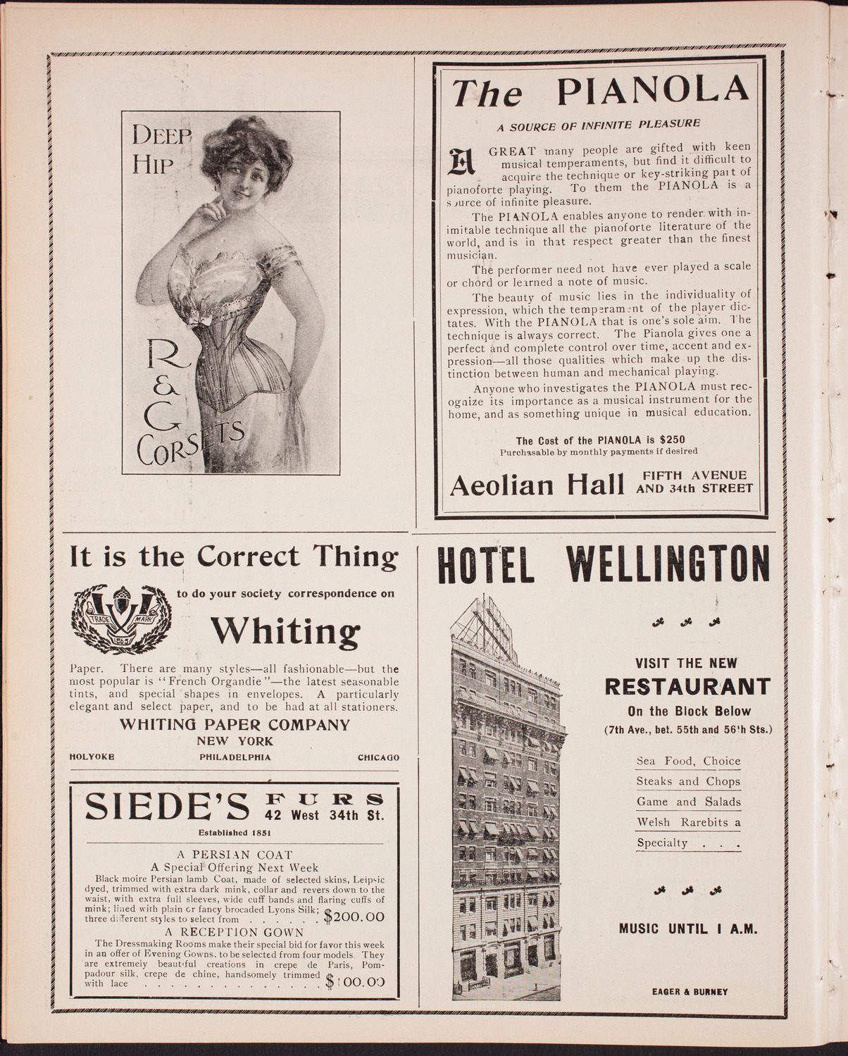 Oratorio Society of New York, November 17, 1902, program page 6