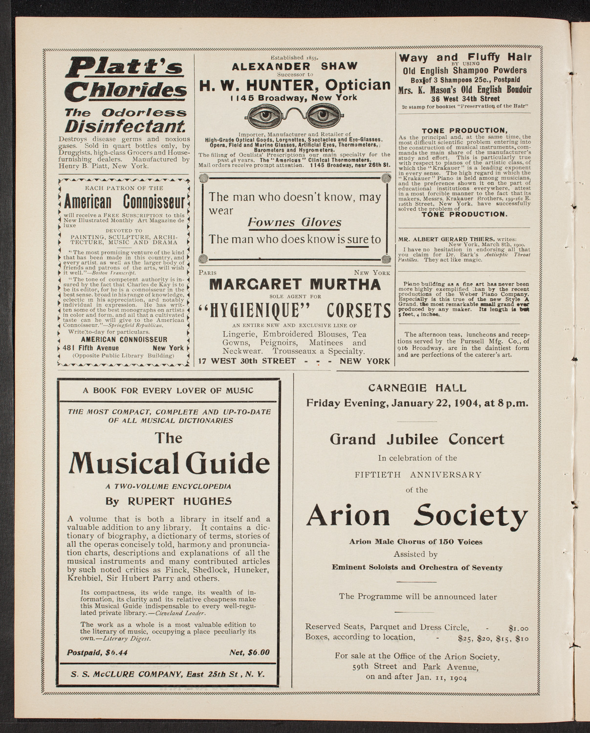 New York Symphony Orchestra, December 6, 1903, program page 2