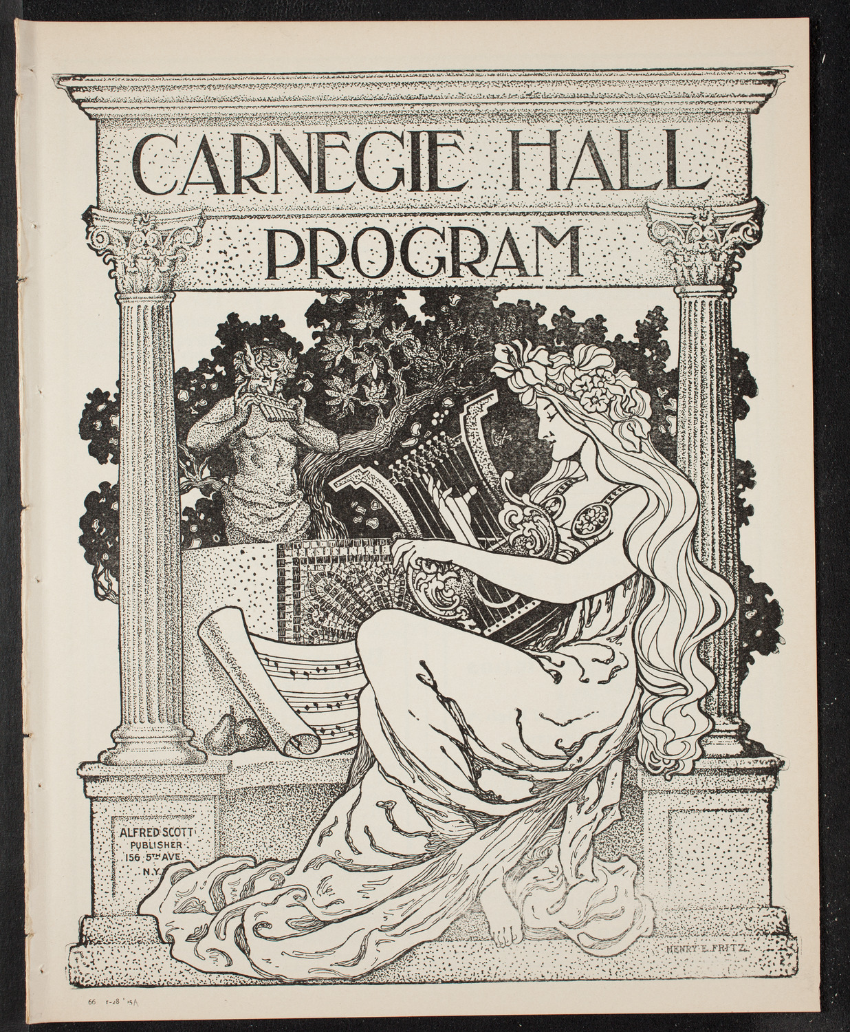 Franz von Vecsey, Violin, January 28, 1905, program page 1
