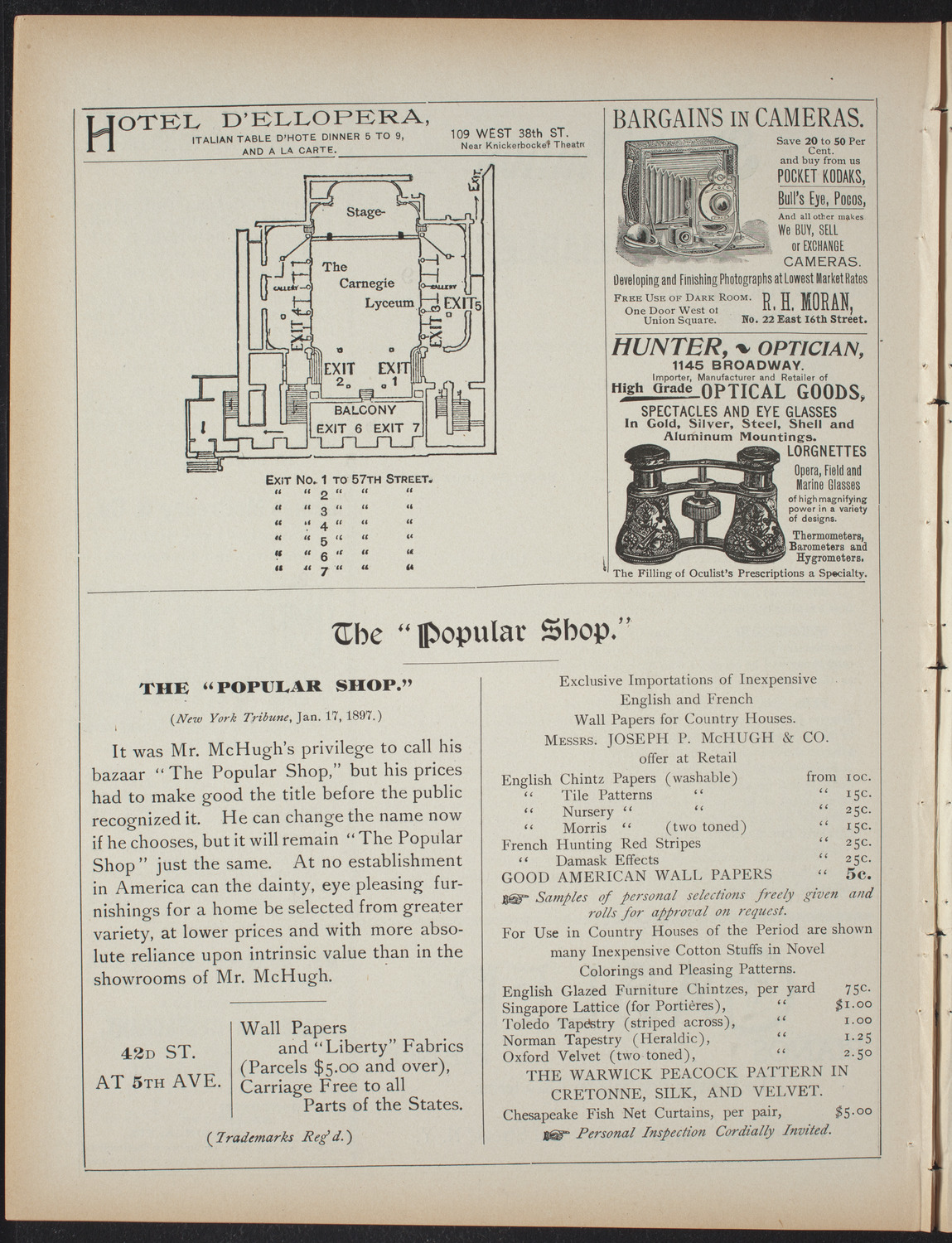 Saturday Morning Conferences on Comparative Literature, April 17, 1897, program page 6