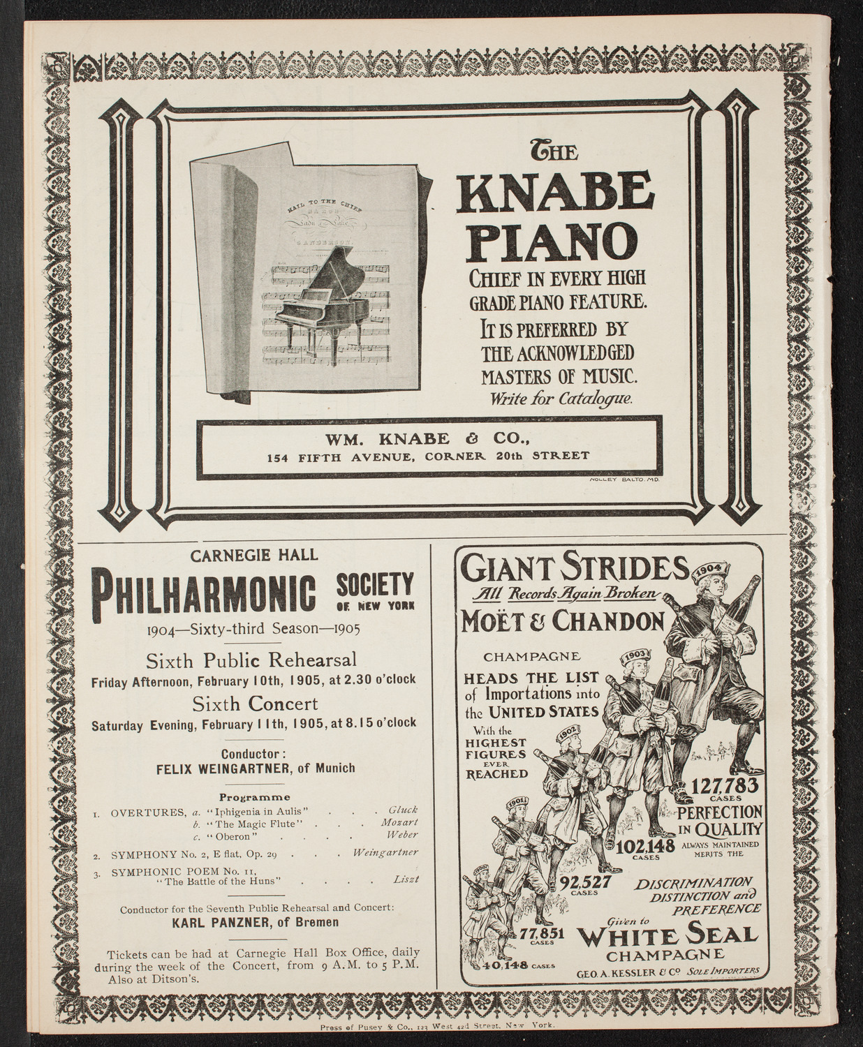 Symphony Concert for Young People, February 4, 1905, program page 12
