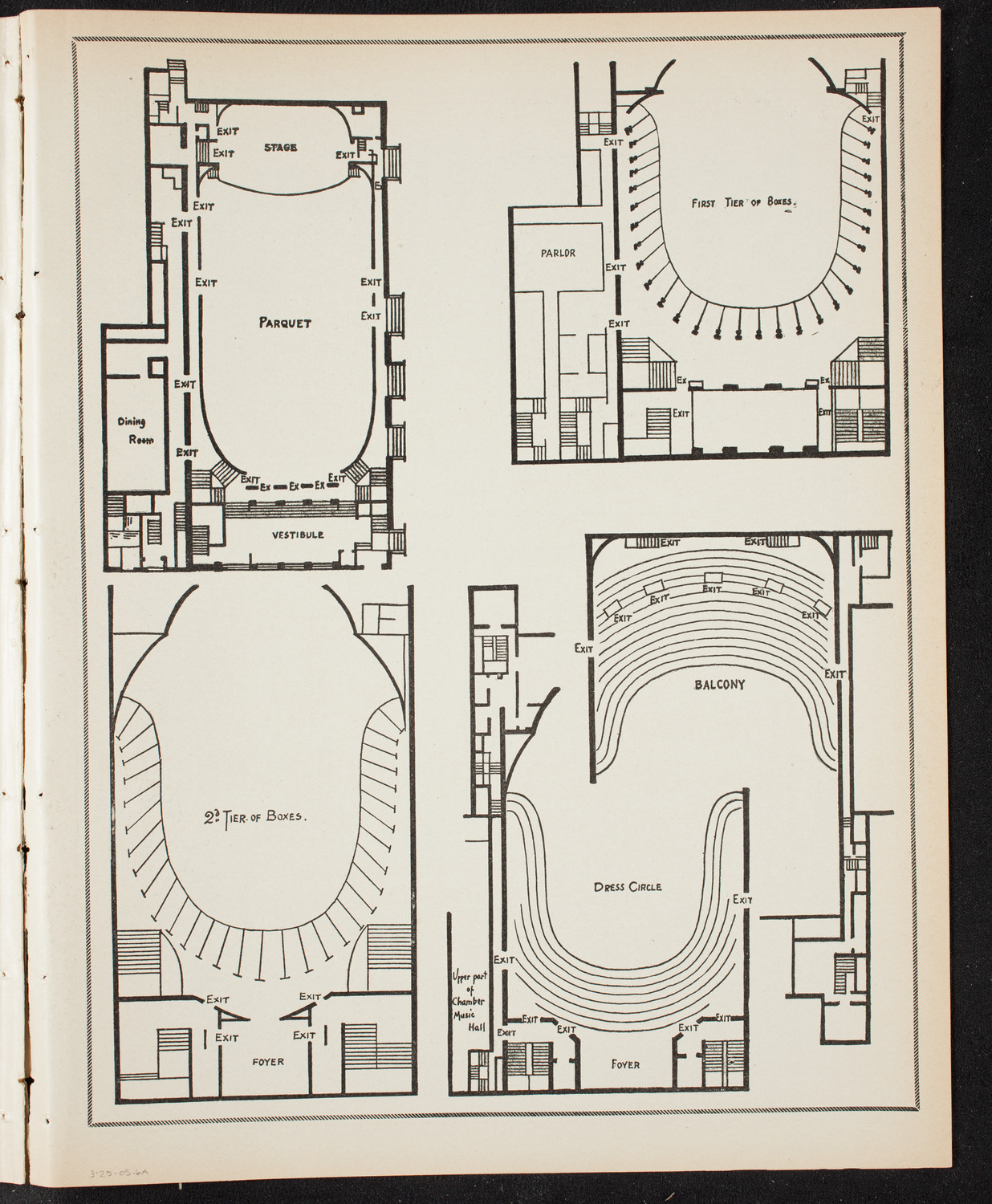 Ignacy Jan Paderewski, Piano, March 25, 1905, program page 11