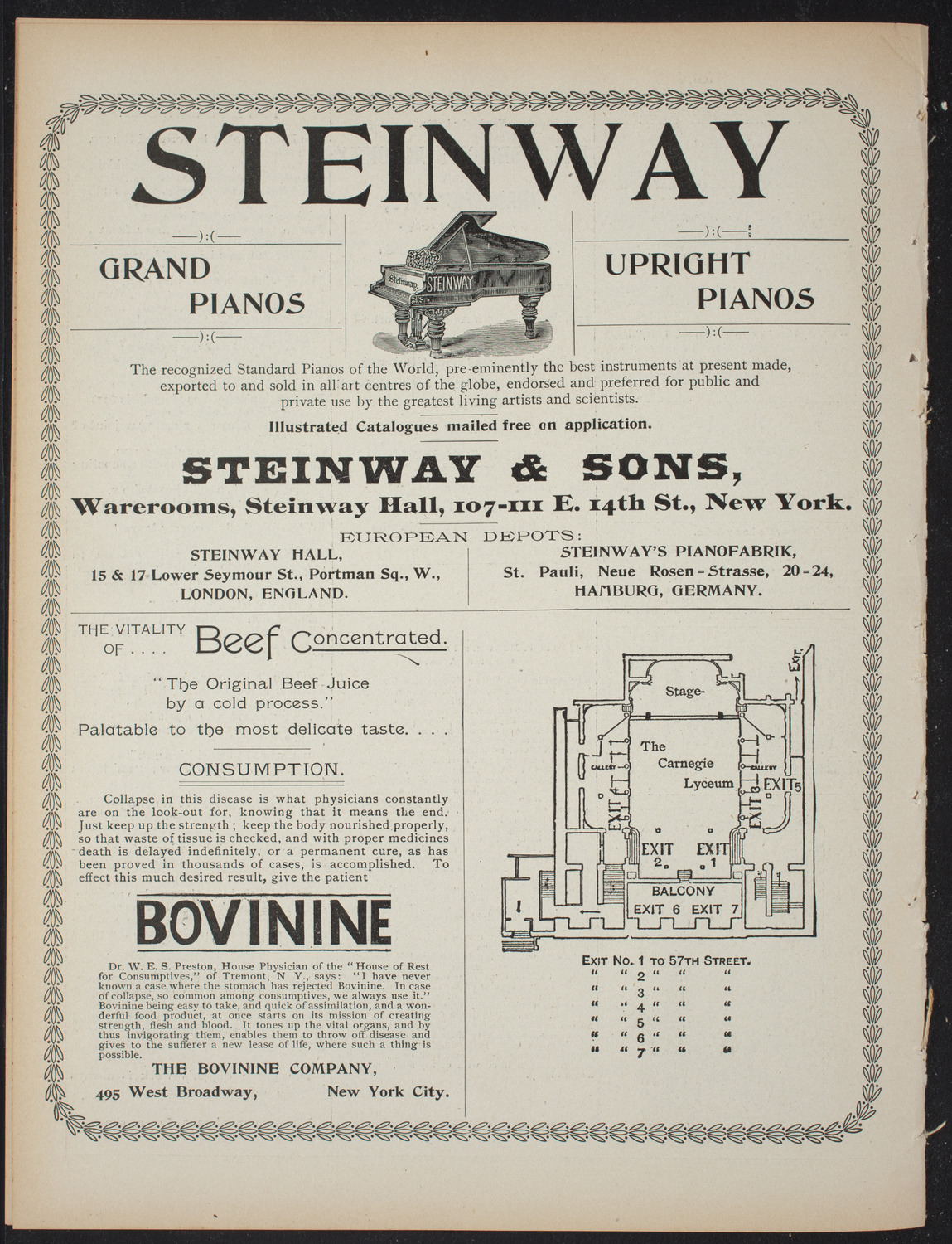 Recital by Mercedes Leigh, January 27, 1897, program page 8