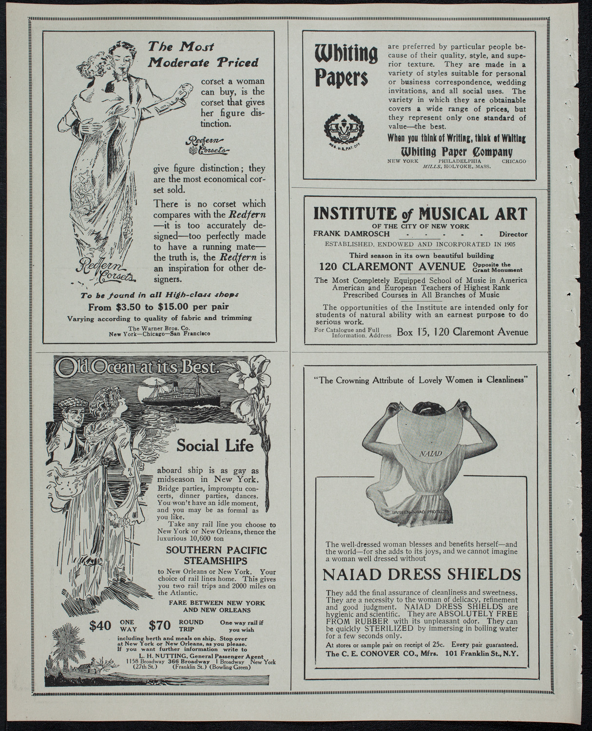 MacDowell Chorus of the Schola Cantorum of New York, April 17, 1913, program page 2