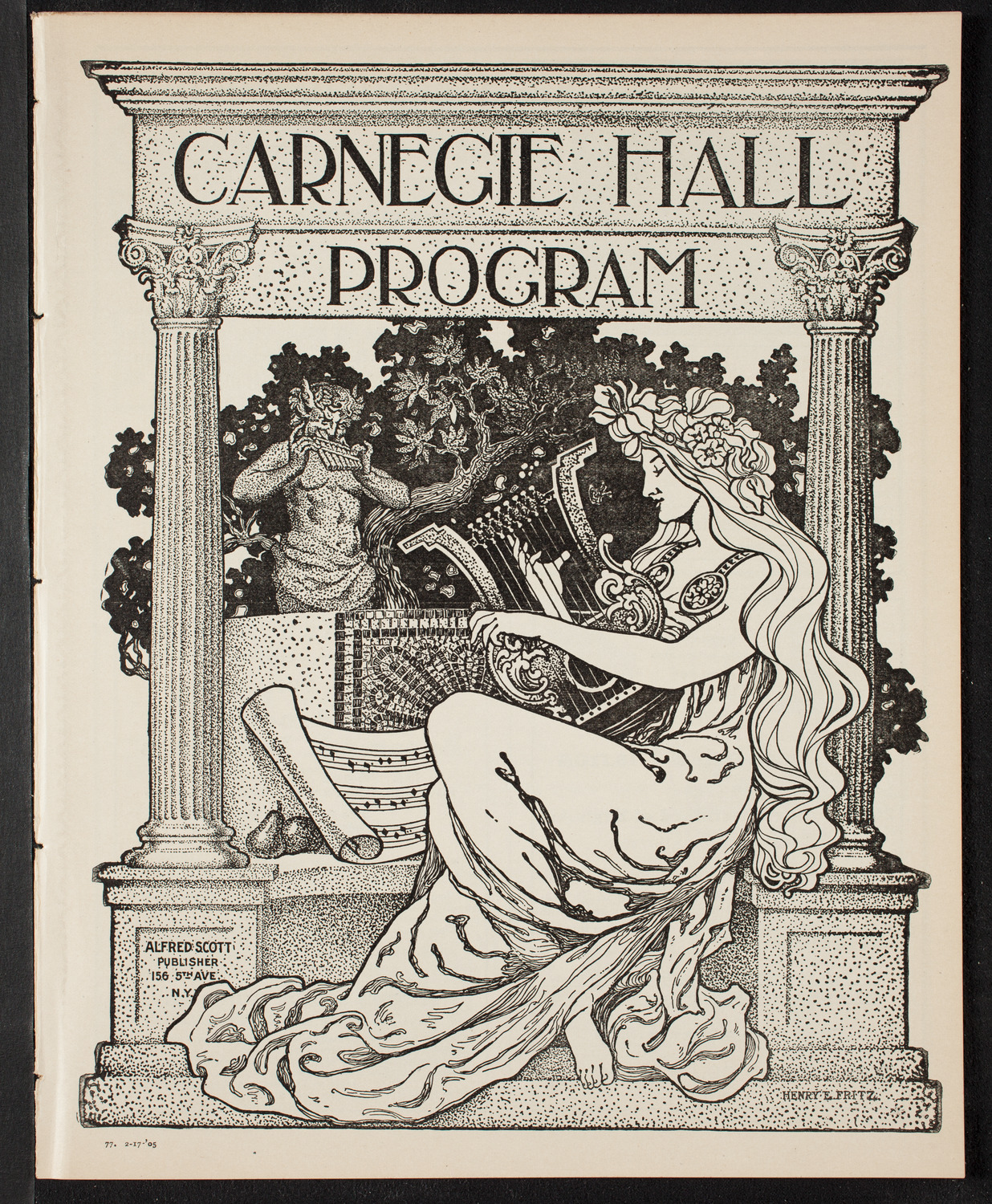 People's Symphony Concert, February 17, 1905, program page 1