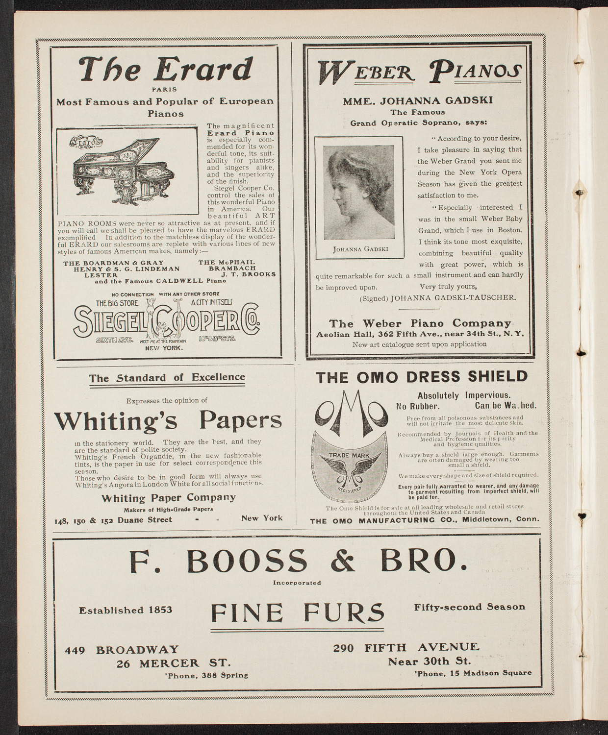 Russian Symphony Society of New York, November 19, 1904, program page 6