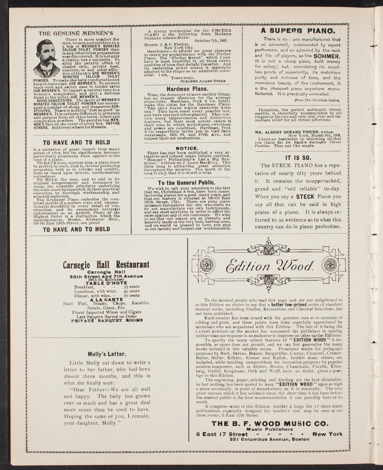 Graduation: New York Law School, June 11, 1903, program page 4