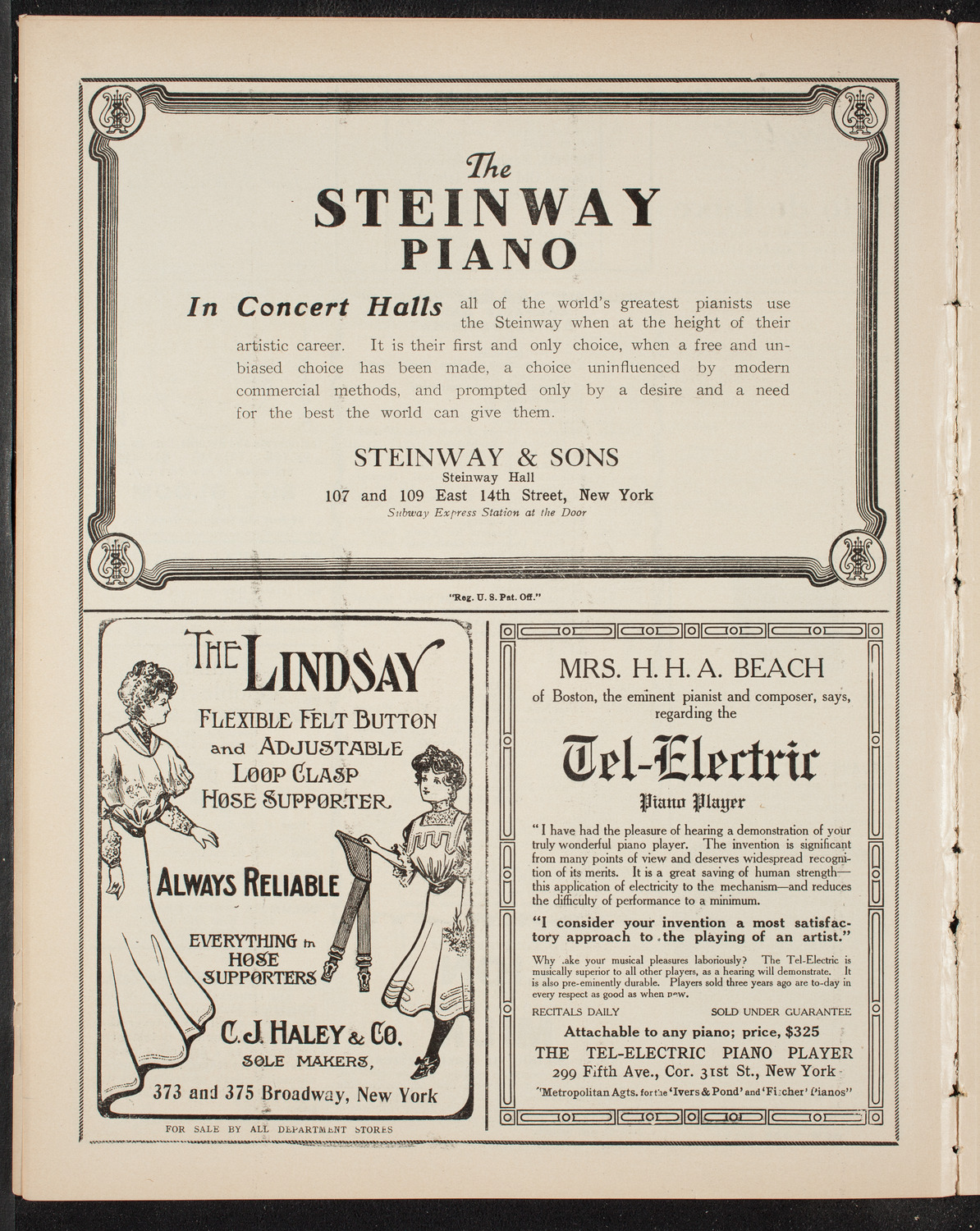 Burton Holmes Travelogue: More About Paris, March 14, 1909, program page 4