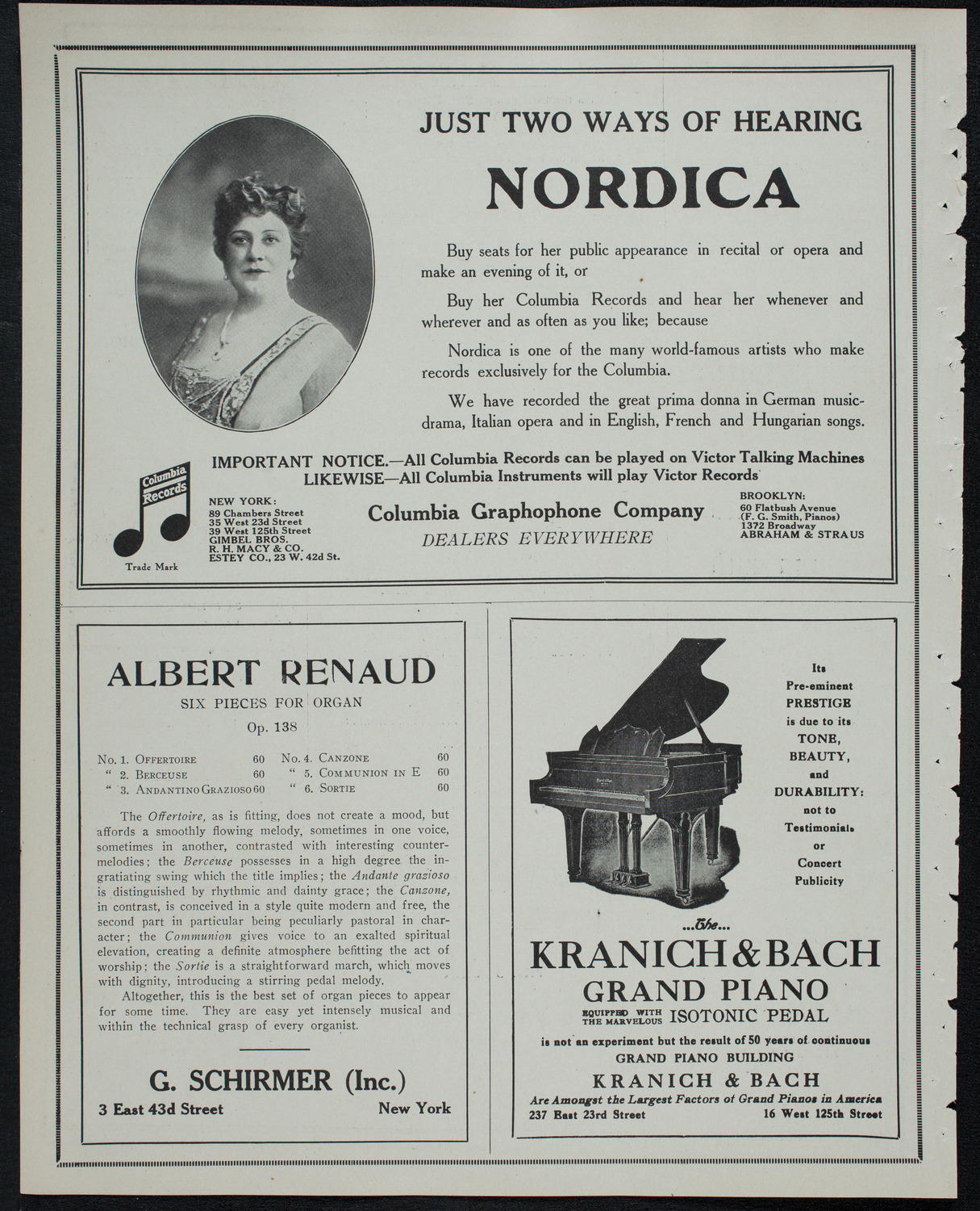 Russian Symphony Society of New York, April 24, 1913, program page 6