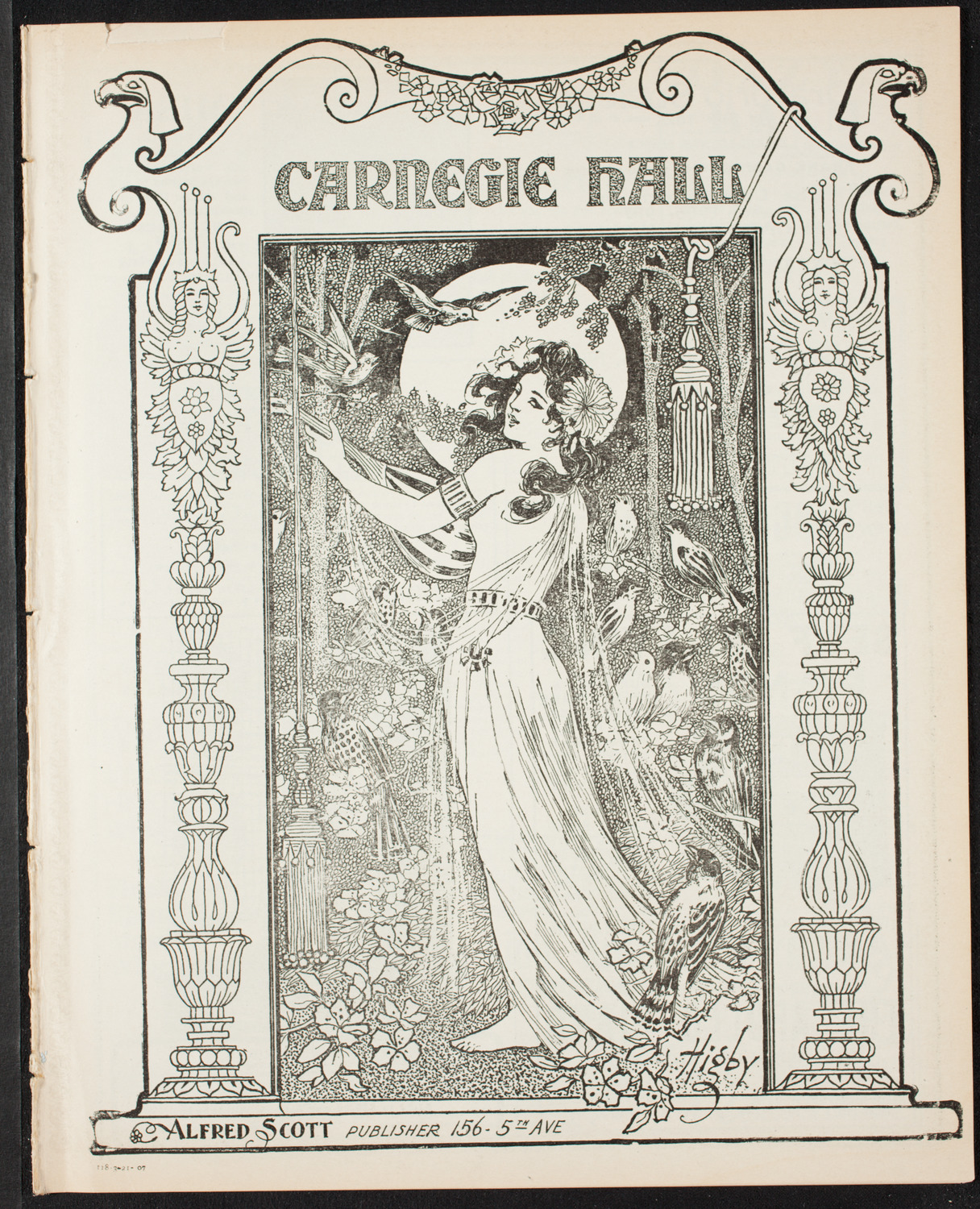 Boston Symphony Orchestra, March 21, 1907, program page 1