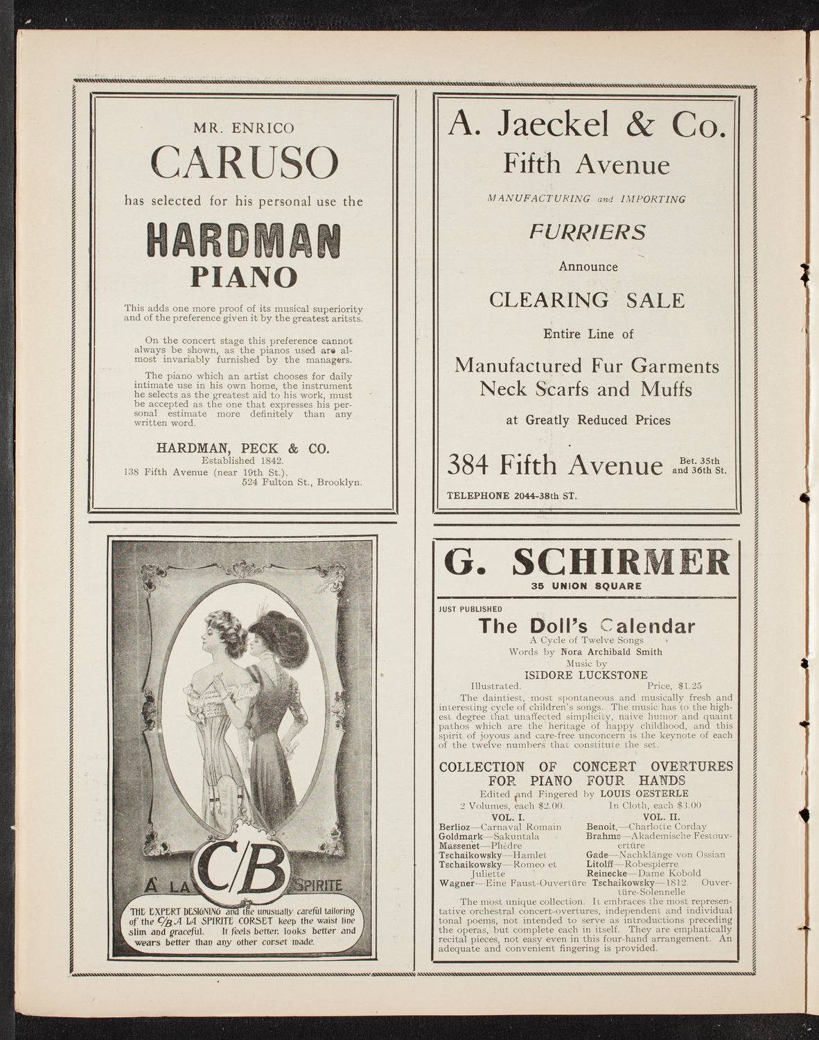 Symphony Concert for Young People, February 27, 1909, program page 8