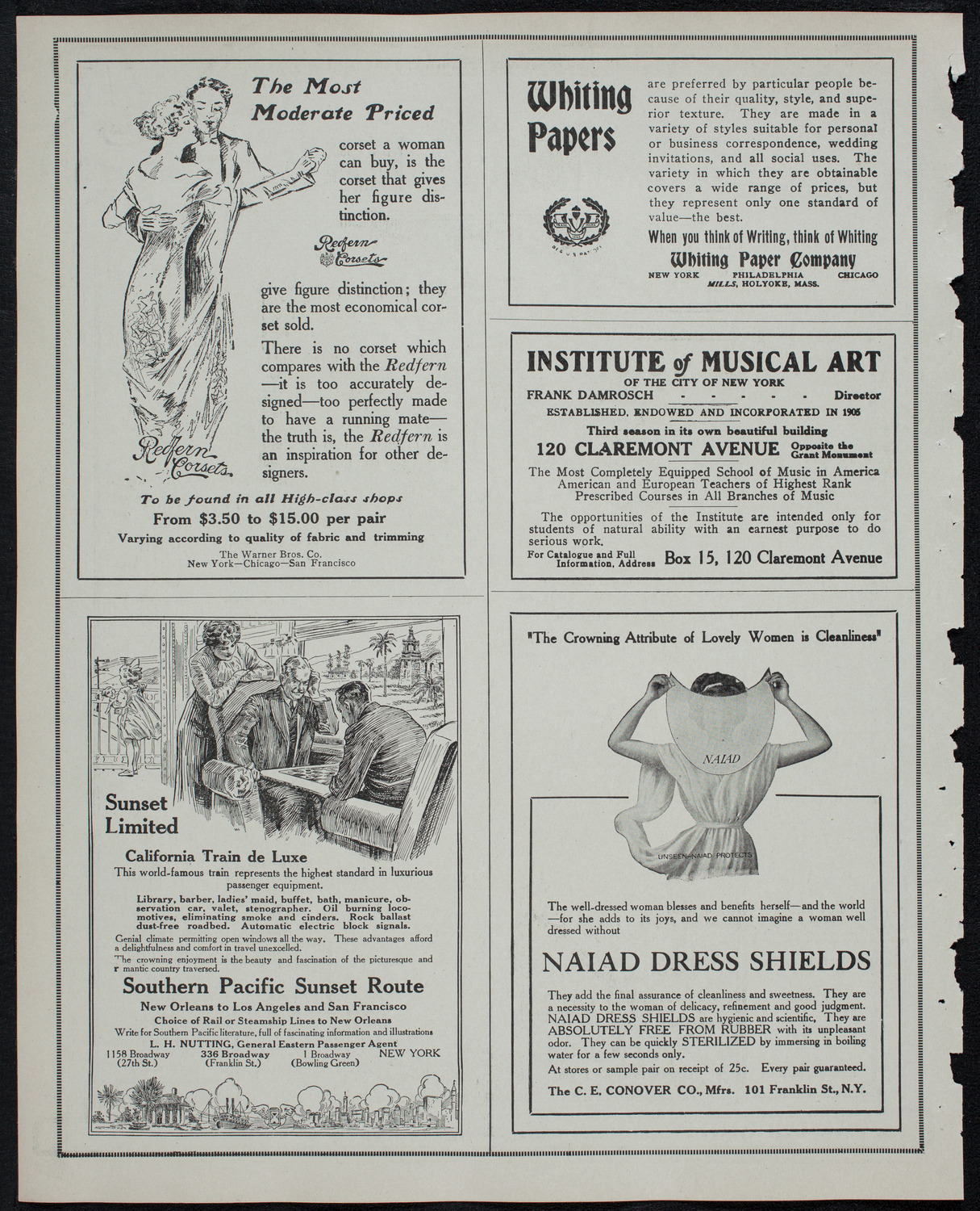 New York Philharmonic, February 23, 1913, program page 2