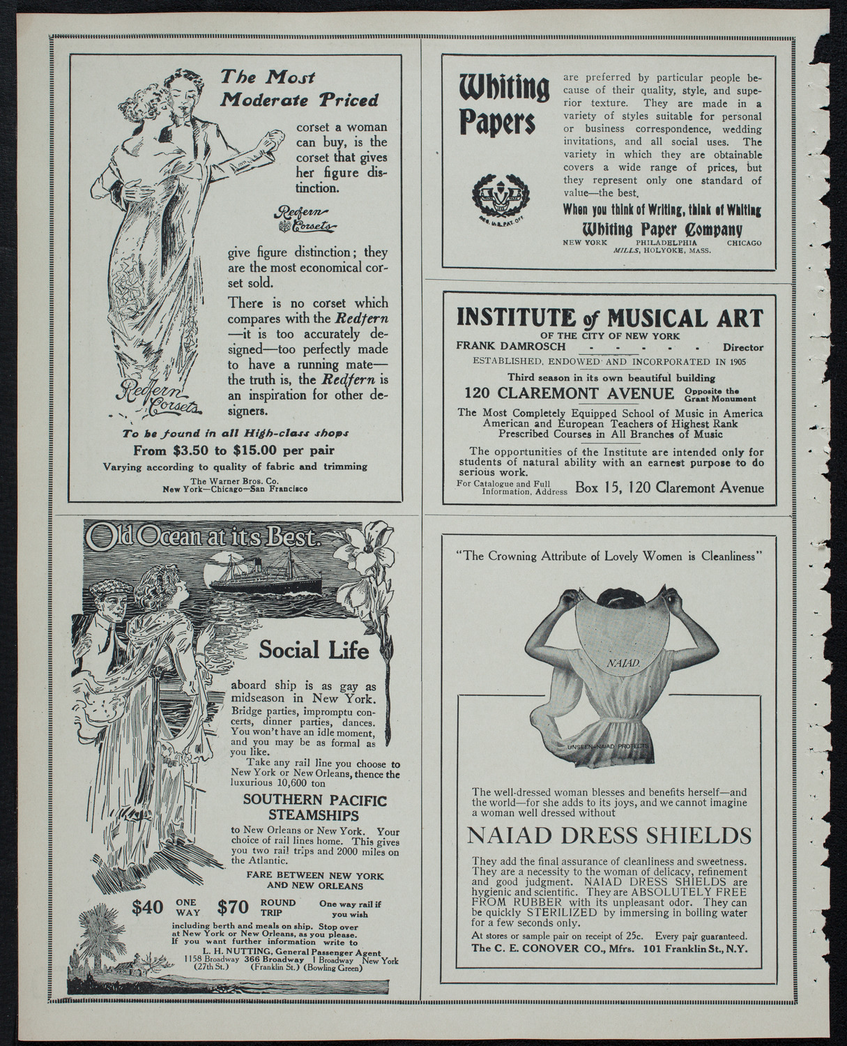 Graduation: Packard Commercial School, May 26, 1913, program page 2