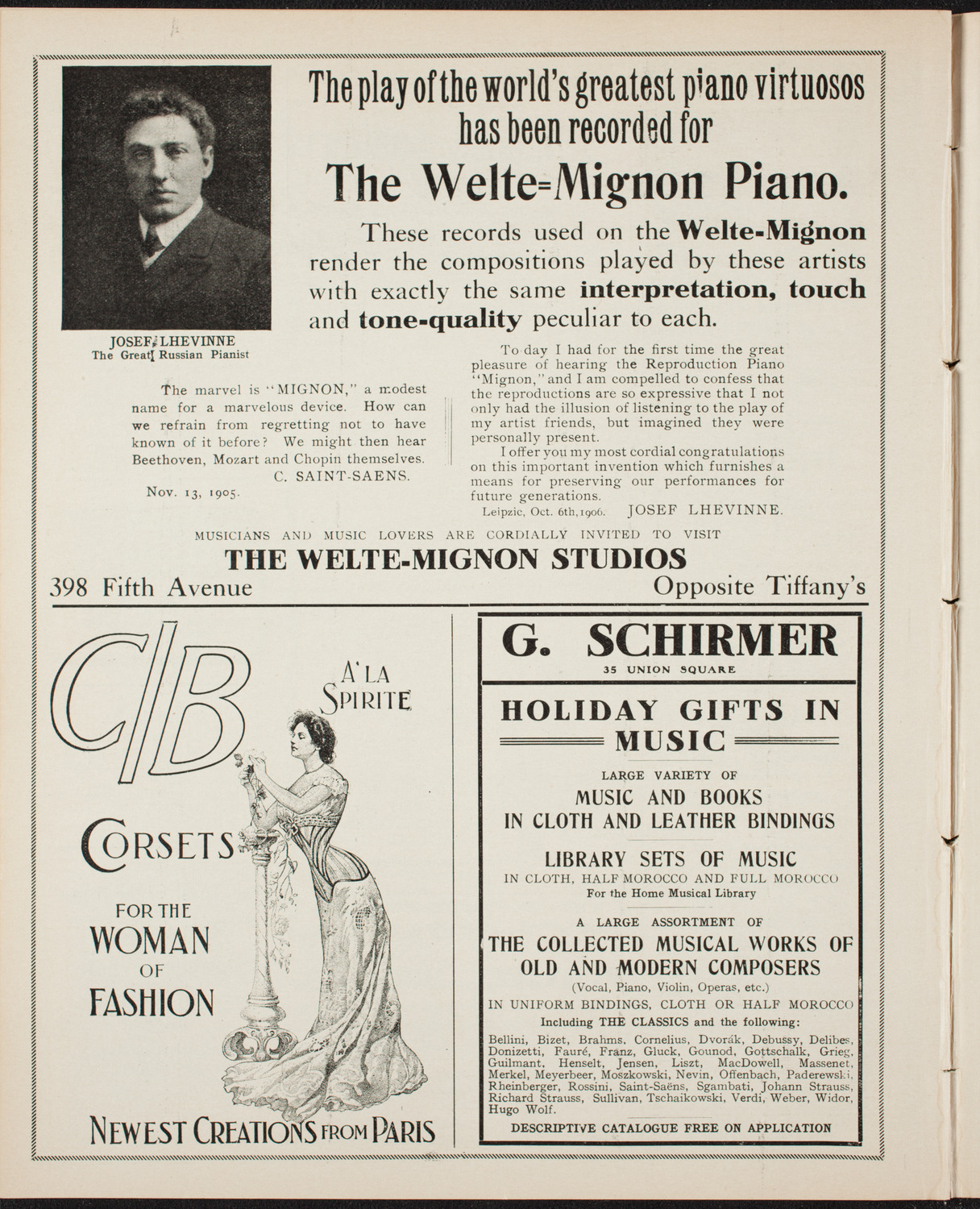 Musical Art Society of New York, December 13, 1906, program page 8