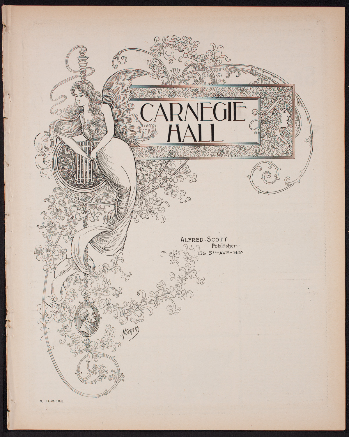 Benefit: Roman Catholic Orphan Asylums, November 22, 1900, program page 1