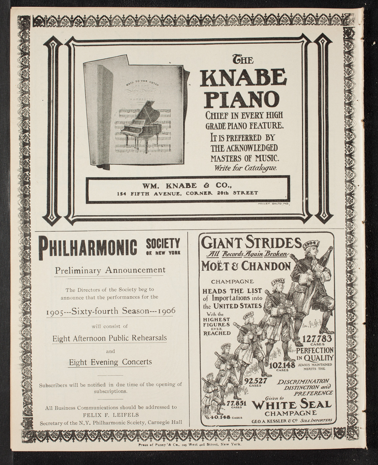 Graduation: New York Law School, June 15, 1905, program page 12