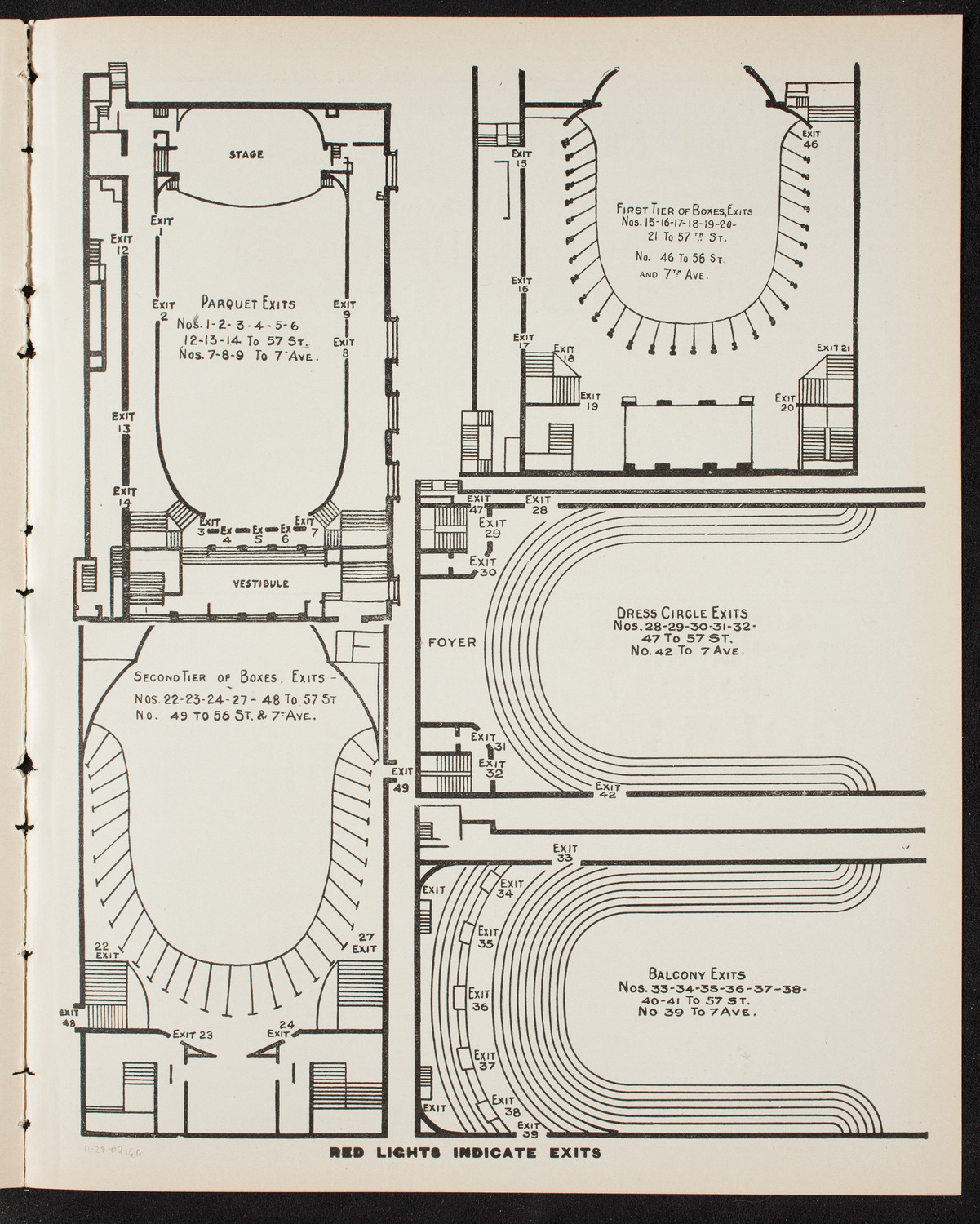 Ignacy Jan Paderewski, Piano, November 23, 1907, program page 11