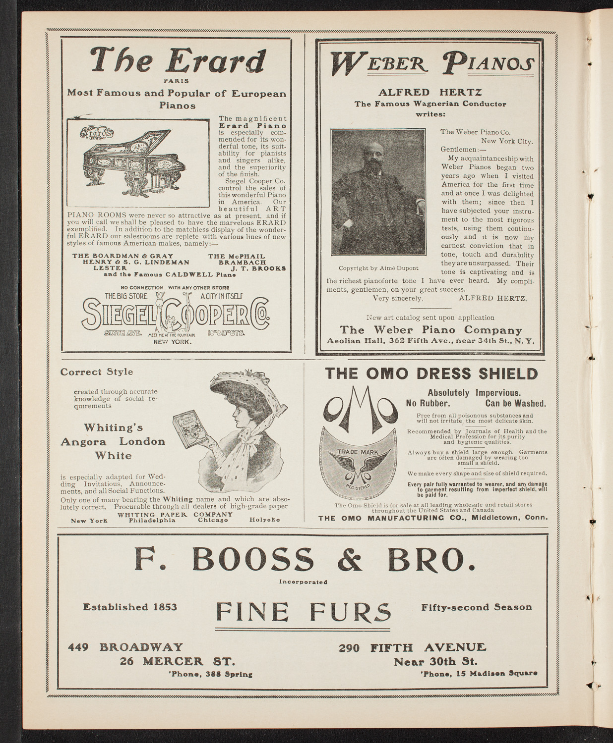 Oratorio Society of New York, March 14, 1905, program page 6