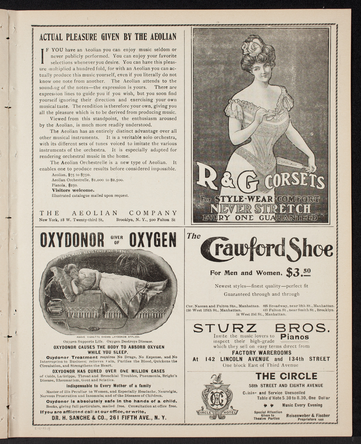 Benefit: Building Fund Buyers' Association of America, February 11, 1902, program page 9