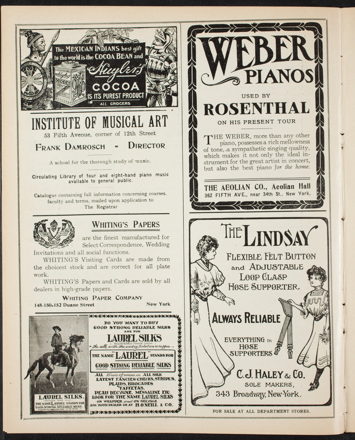 New York Symphony Orchestra, February 2, 1907, program page 6