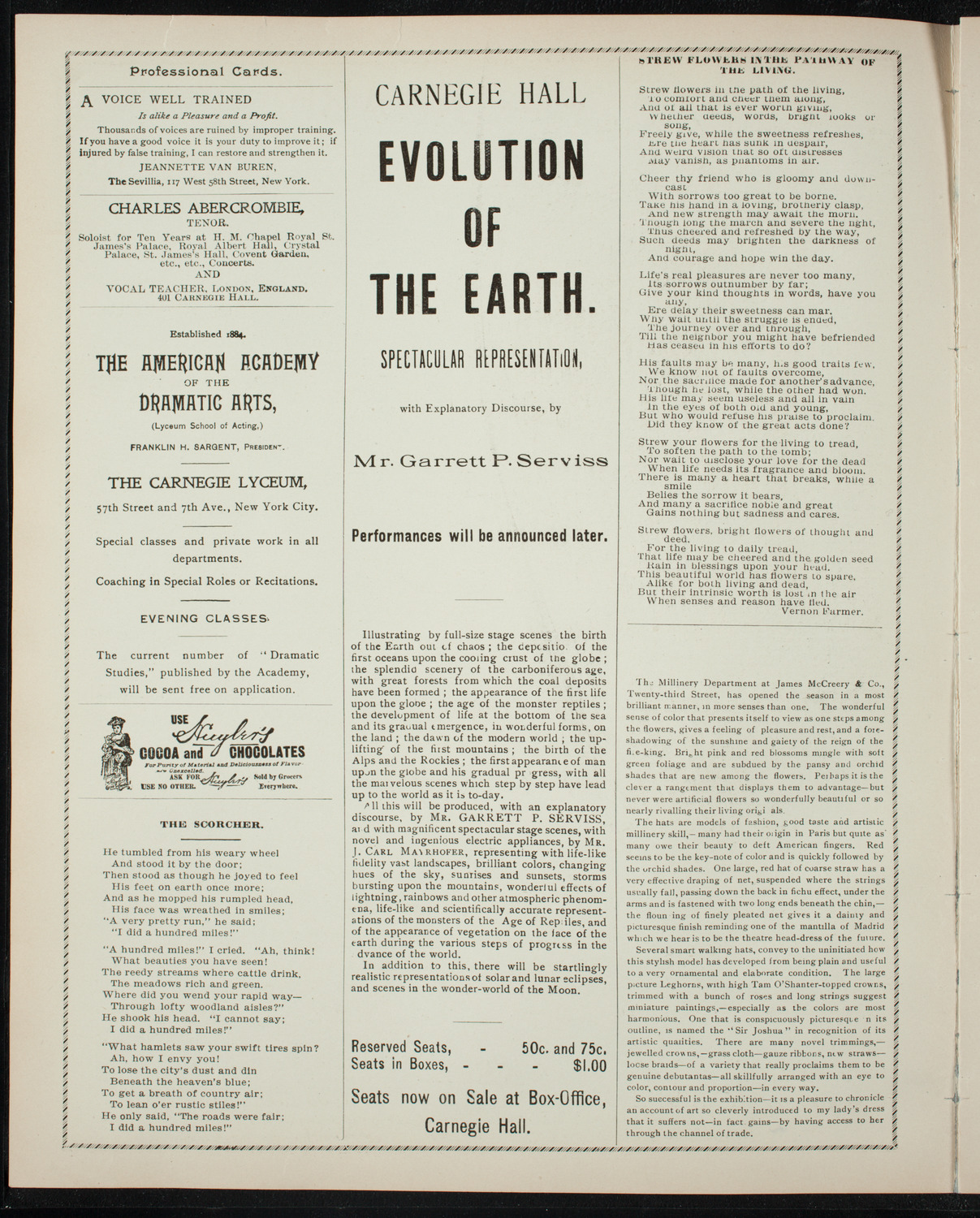 New York Symphony Orchestra, April 3, 1897, program page 2