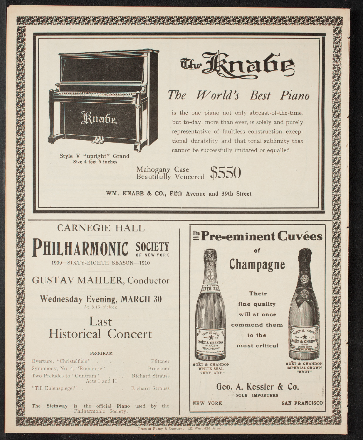 Newman's Illustrated Talks on Travel Topics, March 27, 1910, program page 12