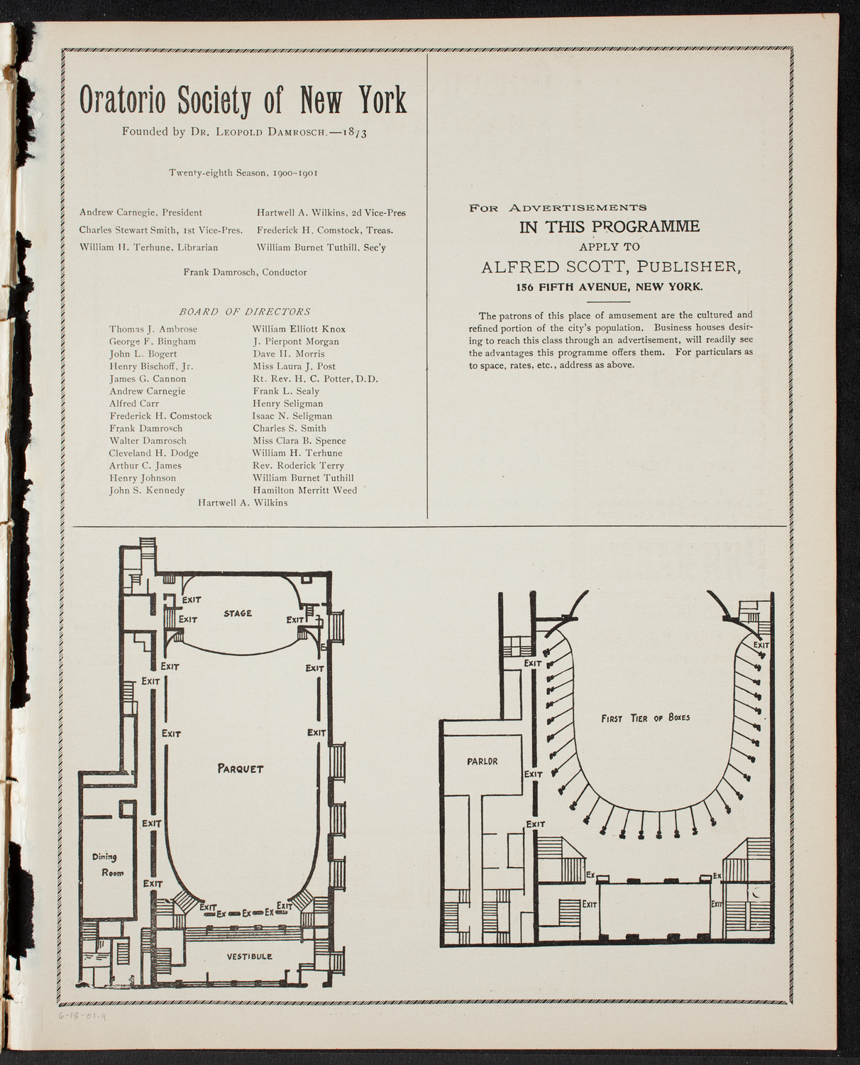 Graduation: Normal College of the City of New York, June 18, 1901, program page 7