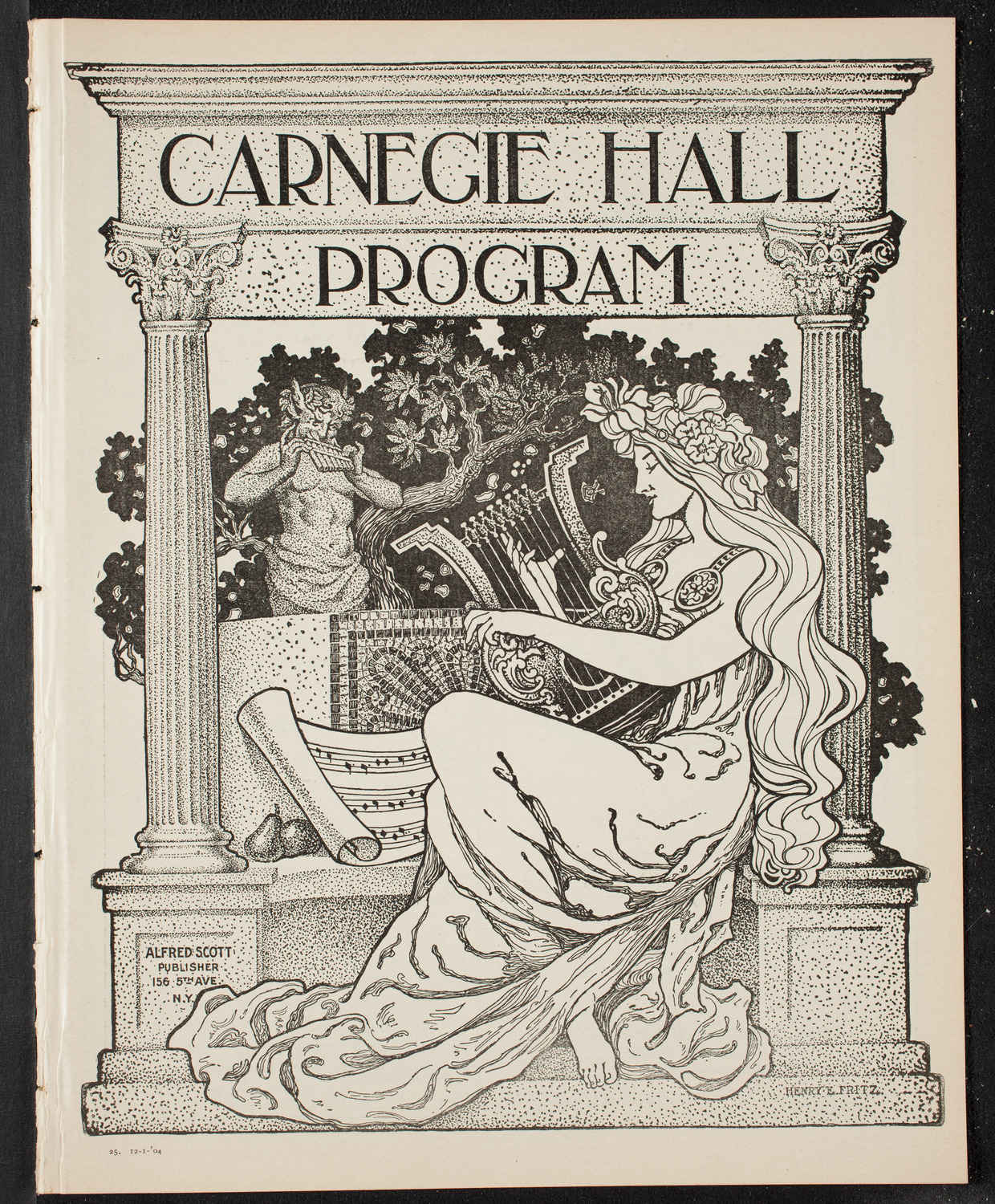 Oratorio Society of New York, December 1, 1904, program page 1