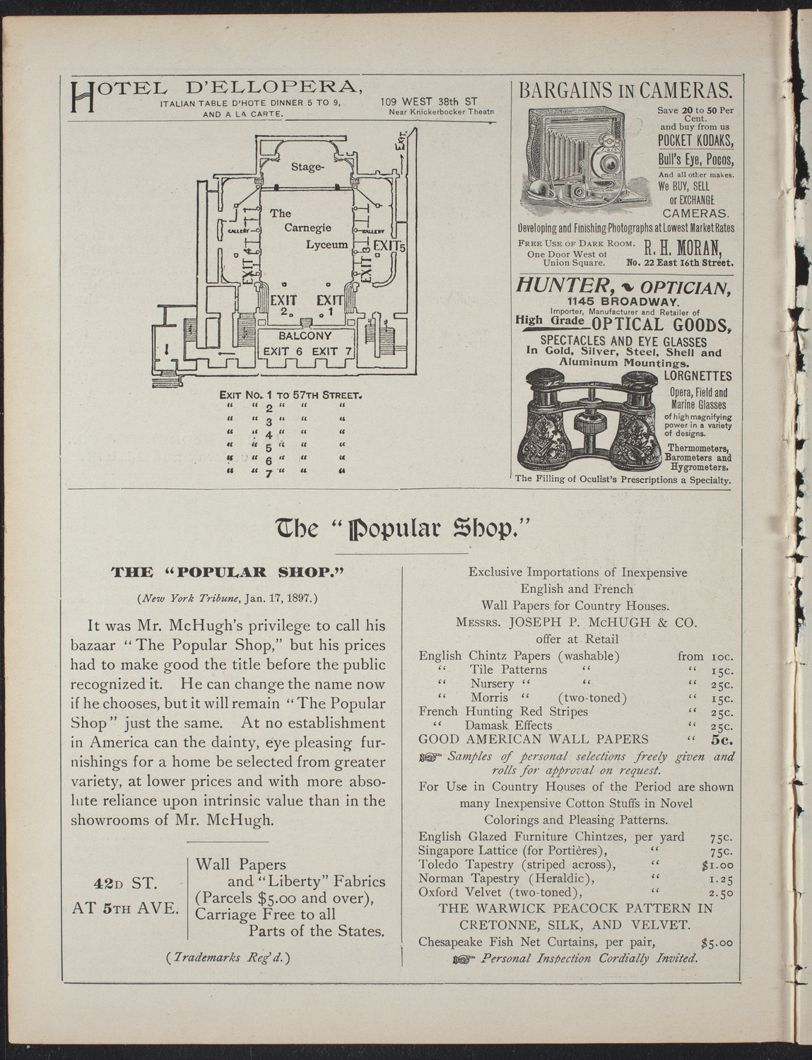 American Academy of Dramatic Arts Alumni Society, May 31, 1897, program page 6
