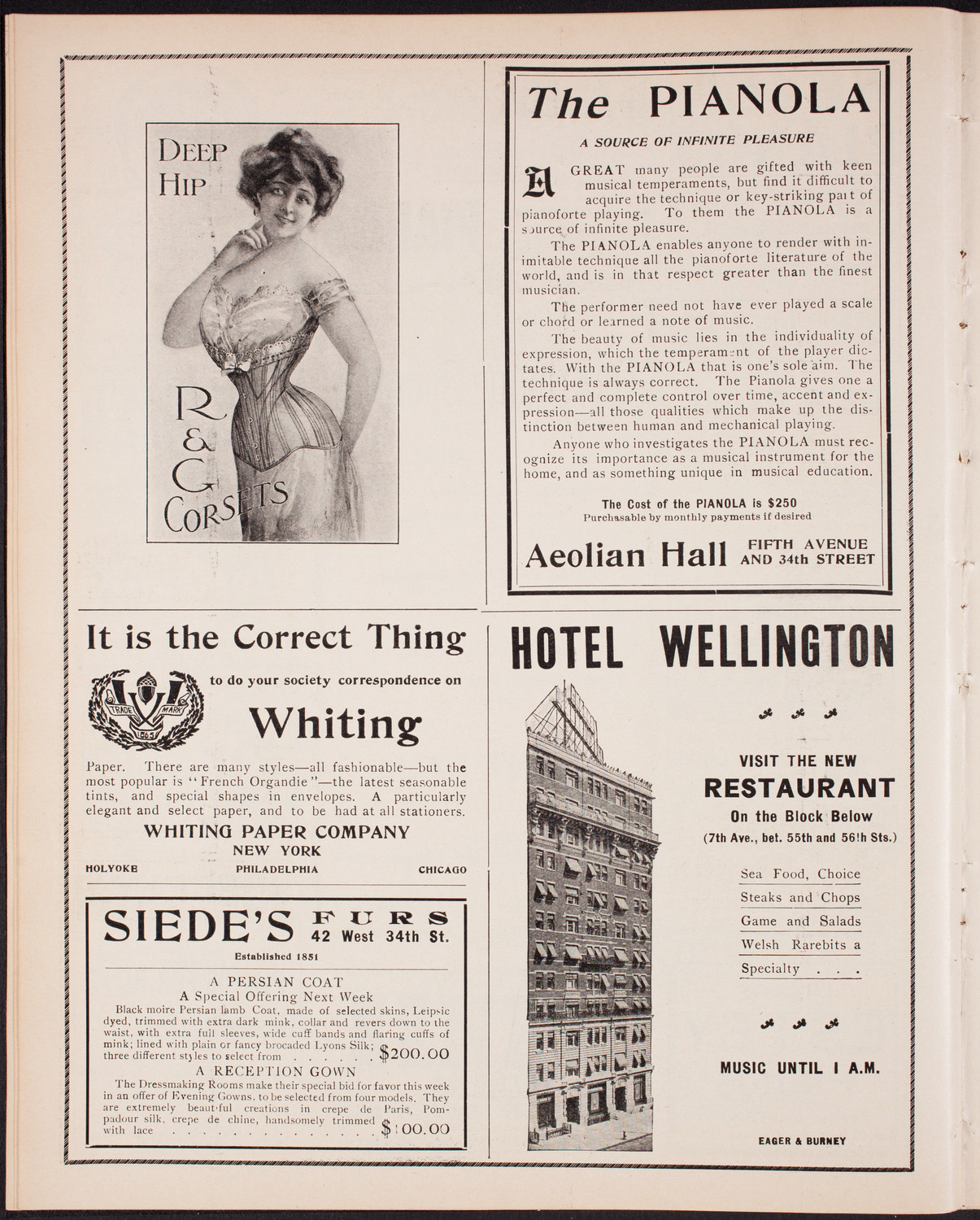 Oratorio Society of New York, November 18, 1902, program page 6